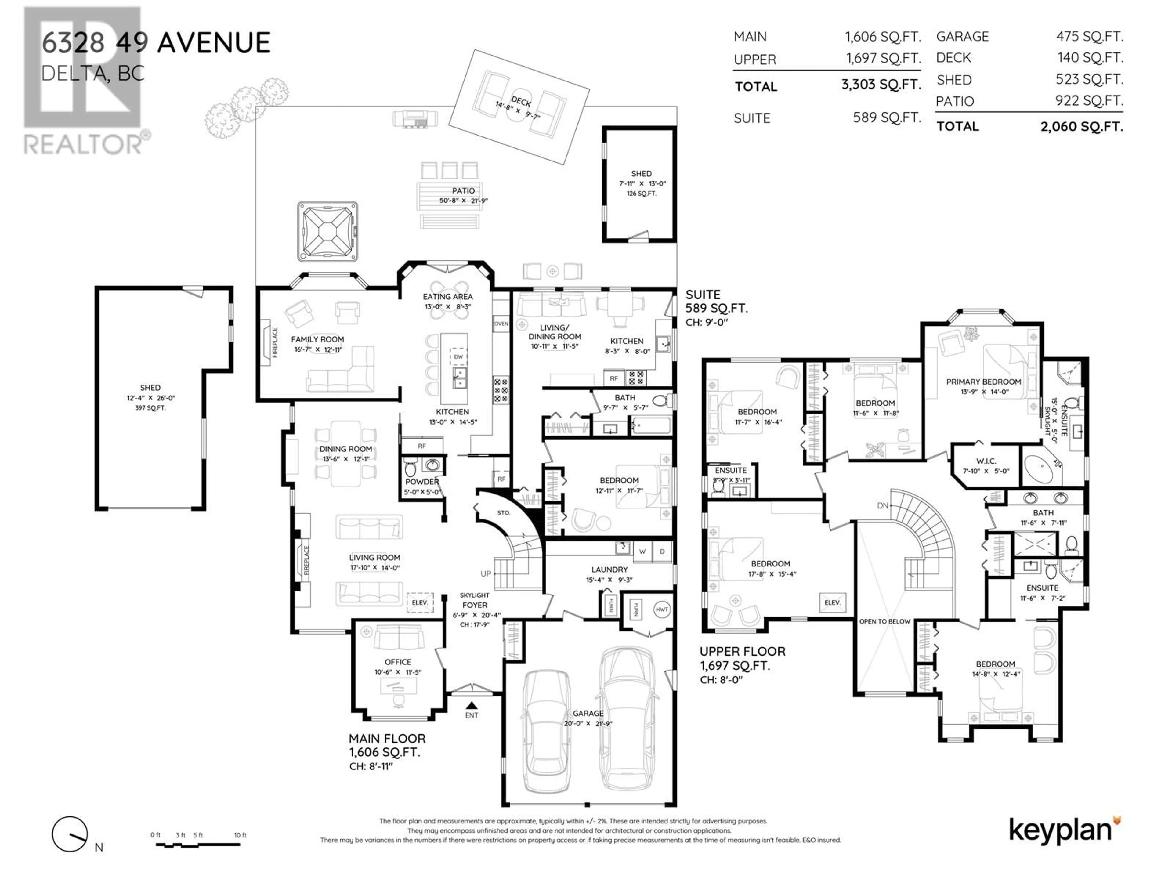 Floor plan for 6328 49 AVENUE, Delta British Columbia V4K5A1