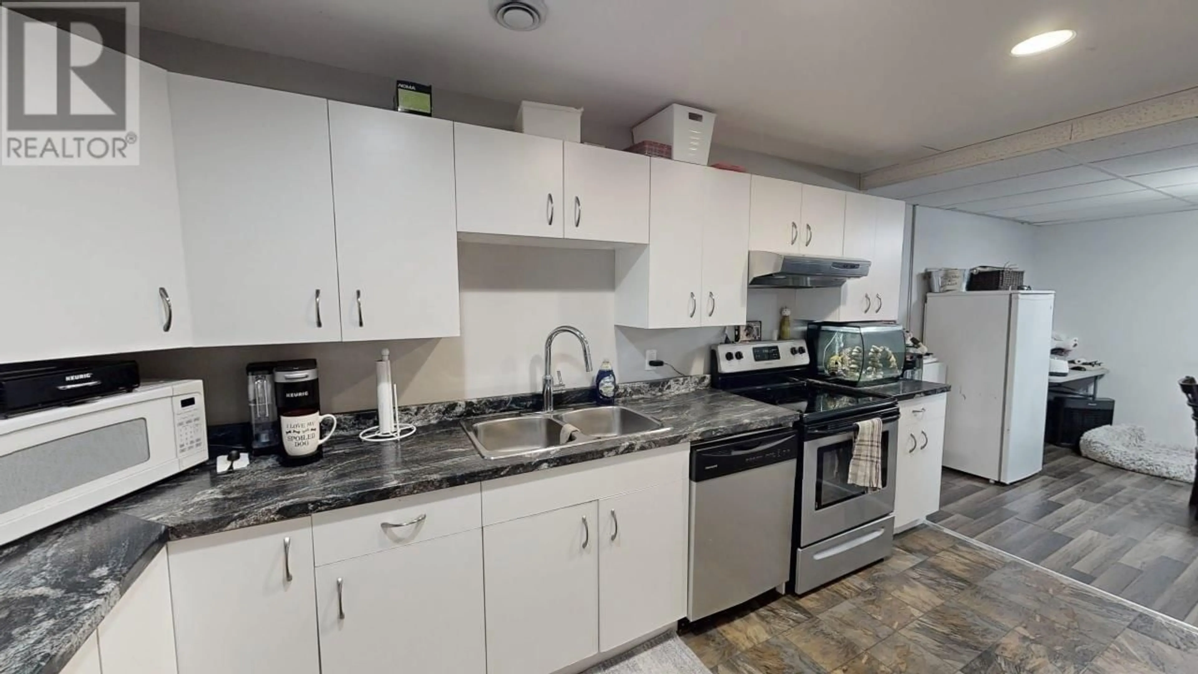 Standard kitchen, ceramic/tile floor for 8919 91 STREET, Fort St. John British Columbia V1J4T4
