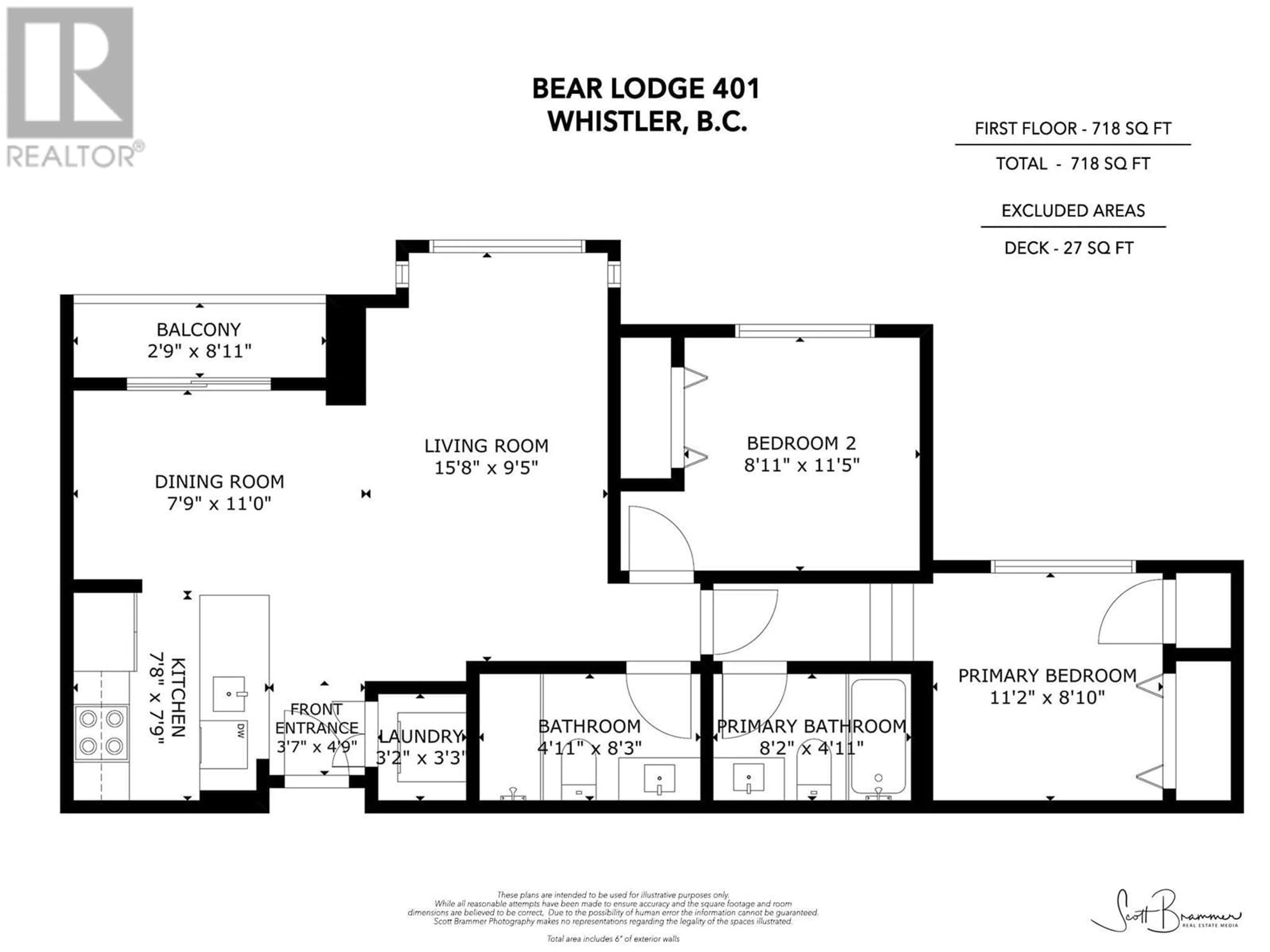 Floor plan for 401 - 4314 MAIN STREET, Whistler British Columbia V8E1A8