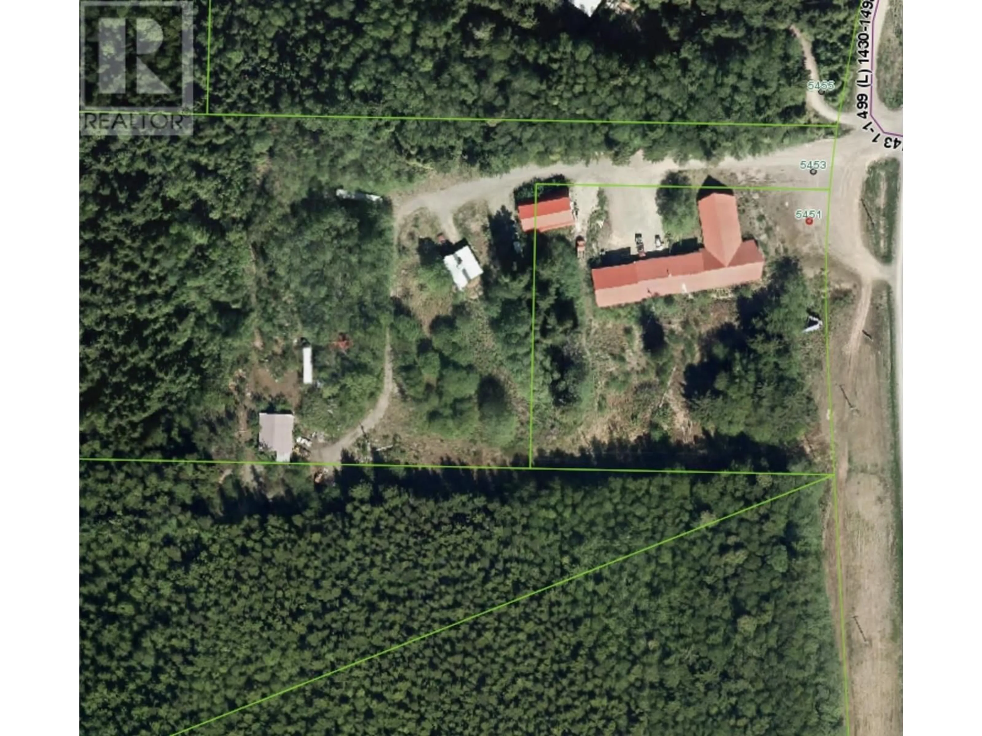 A pic from outside/outdoor area/front of a property/back of a property/a pic from drone, building for 5451 HIGHWAY 37, Terrace British Columbia V8G1A4