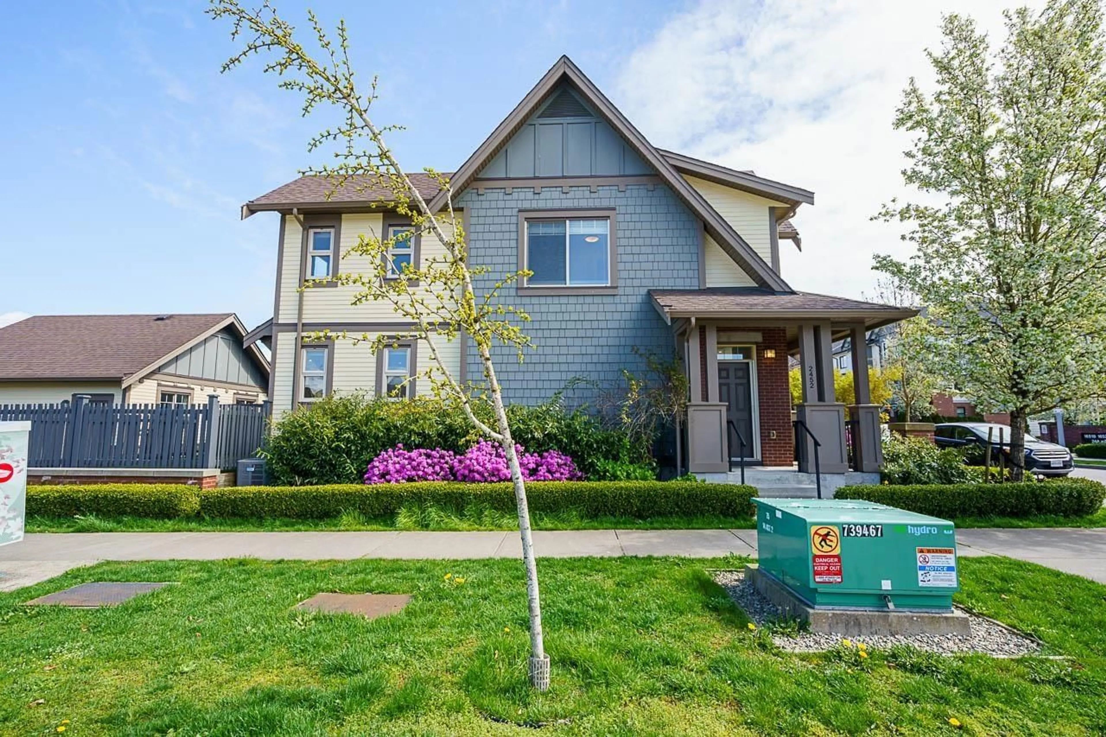 Home with vinyl exterior material, street for 2452 165, Surrey British Columbia V3Z0M8