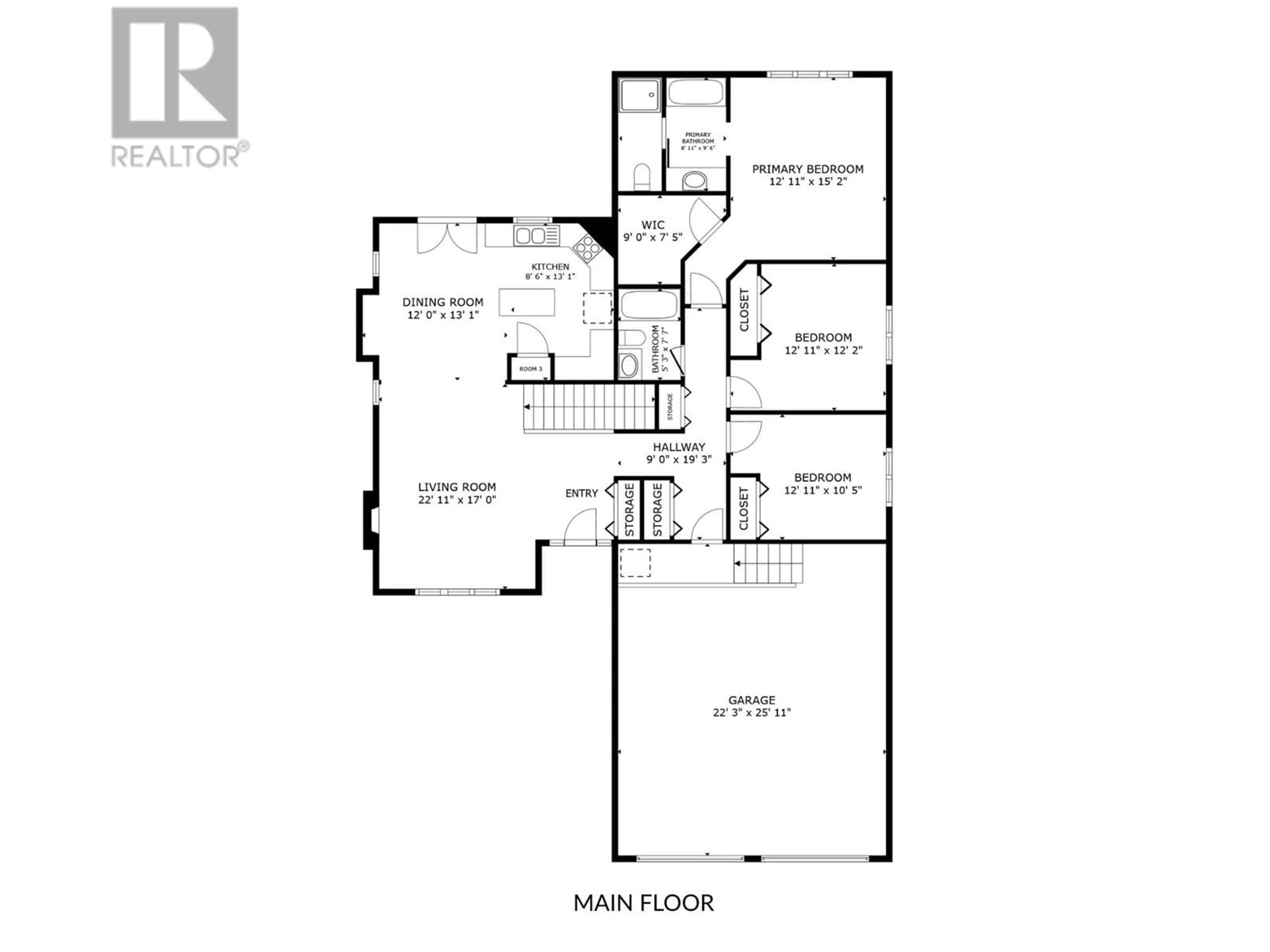 Floor plan for 11404 103 STREET, Fort St. John British Columbia V1J7J2