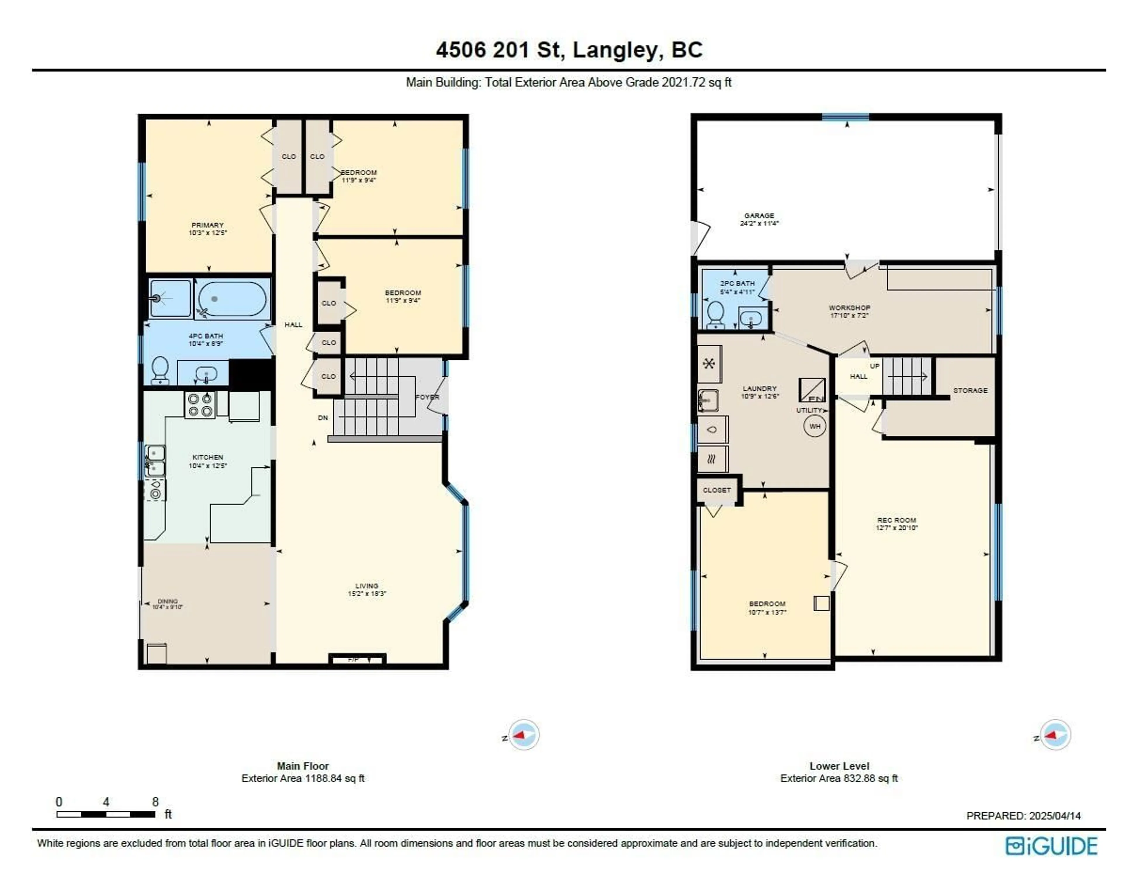 Floor plan for 4506 201, Langley British Columbia V3A6K1