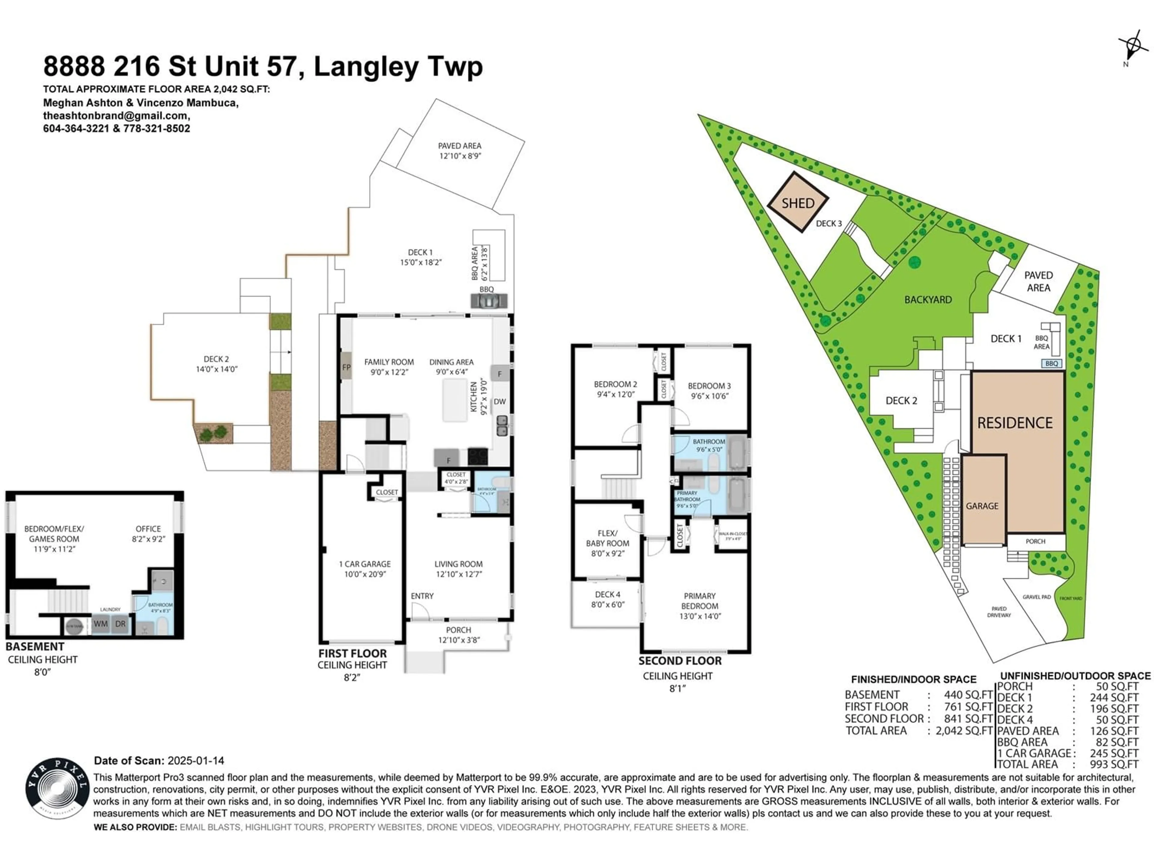 Floor plan for 57 - 8888 216, Langley British Columbia V1M3Z6