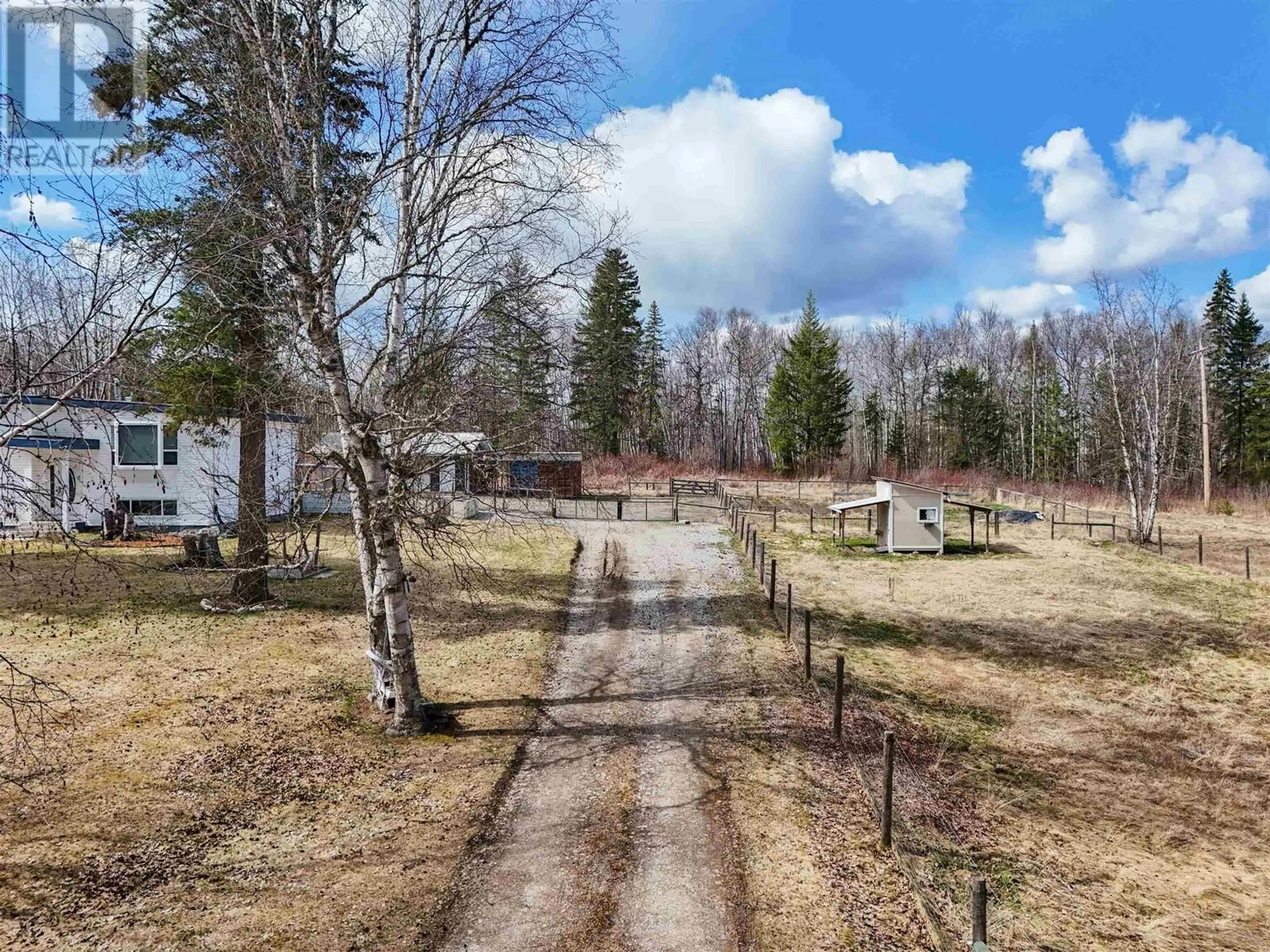 A pic from outside/outdoor area/front of a property/back of a property/a pic from drone, forest/trees view for 1387 LUST ROAD, Quesnel British Columbia V2J3T6