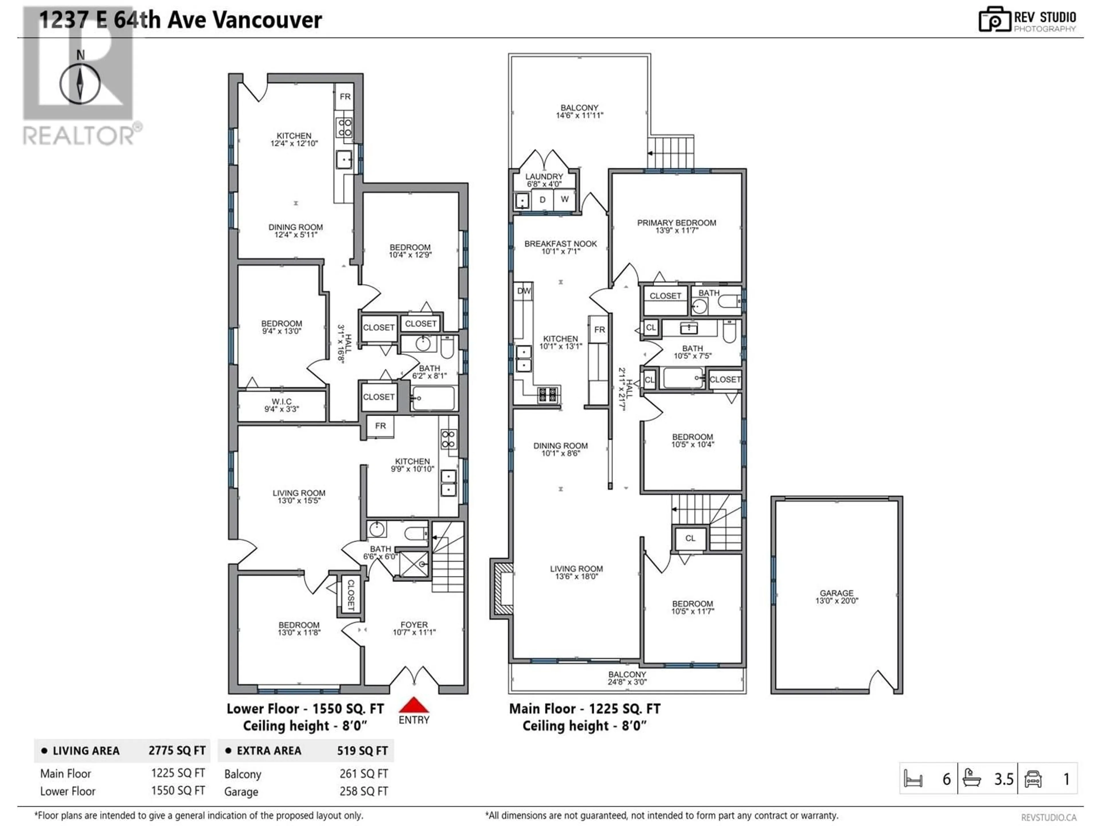 Floor plan for 1237 64TH AVENUE, Vancouver British Columbia V5X2N8