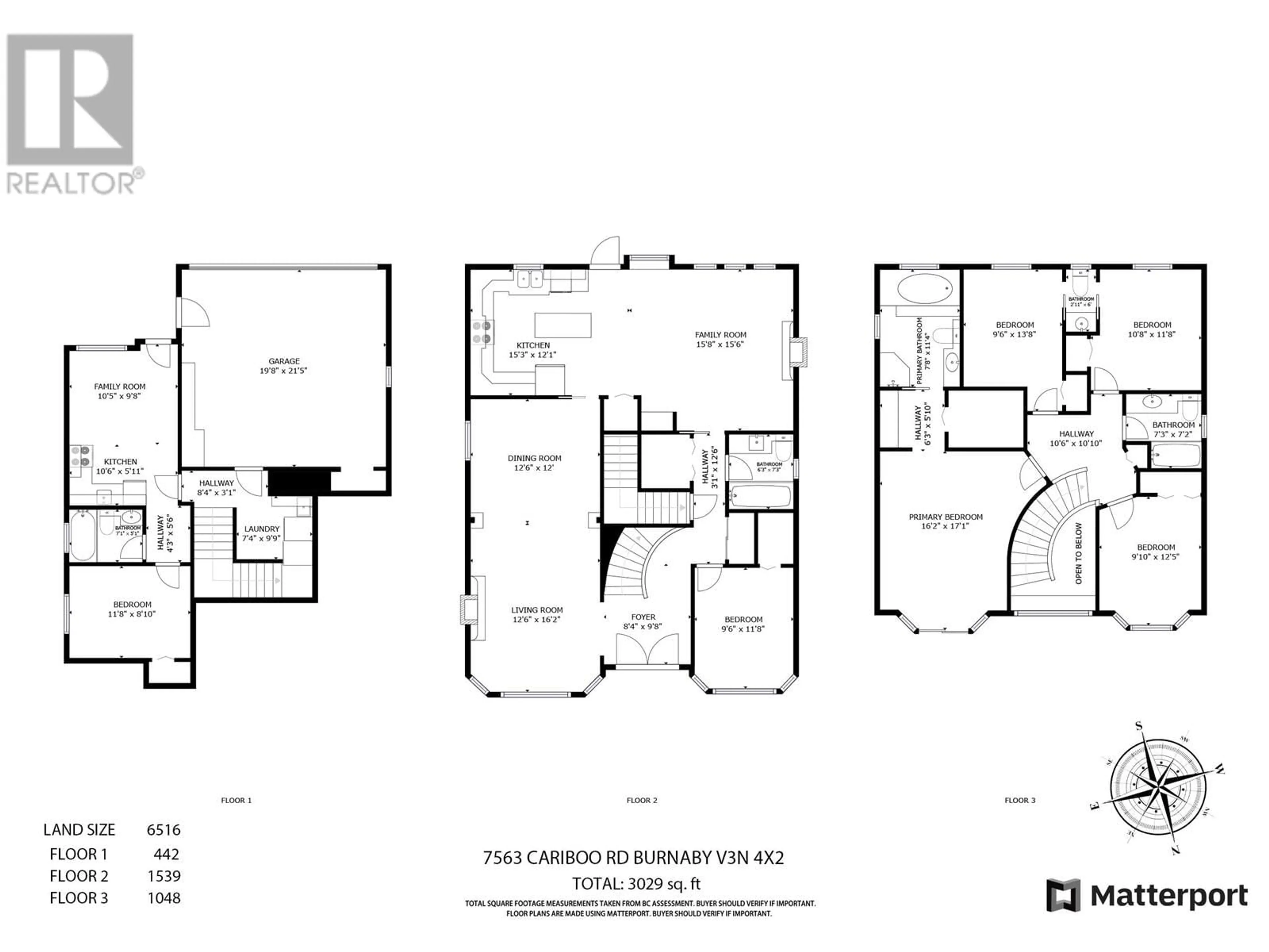 Floor plan for 7563 CARIBOO ROAD, Burnaby British Columbia V3N4X2