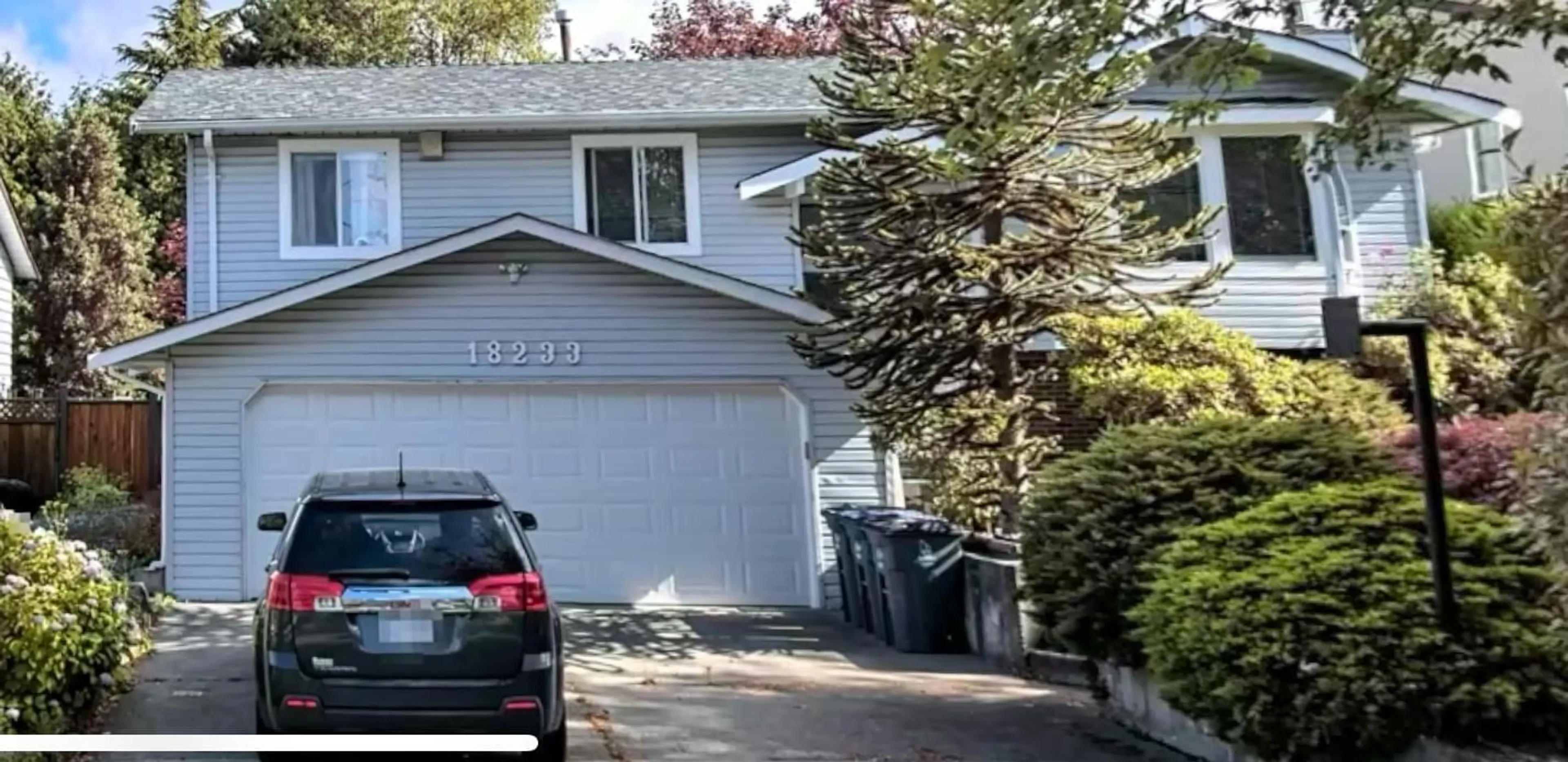 Home with vinyl exterior material, street for 18233 60A, Surrey British Columbia V3S5R6