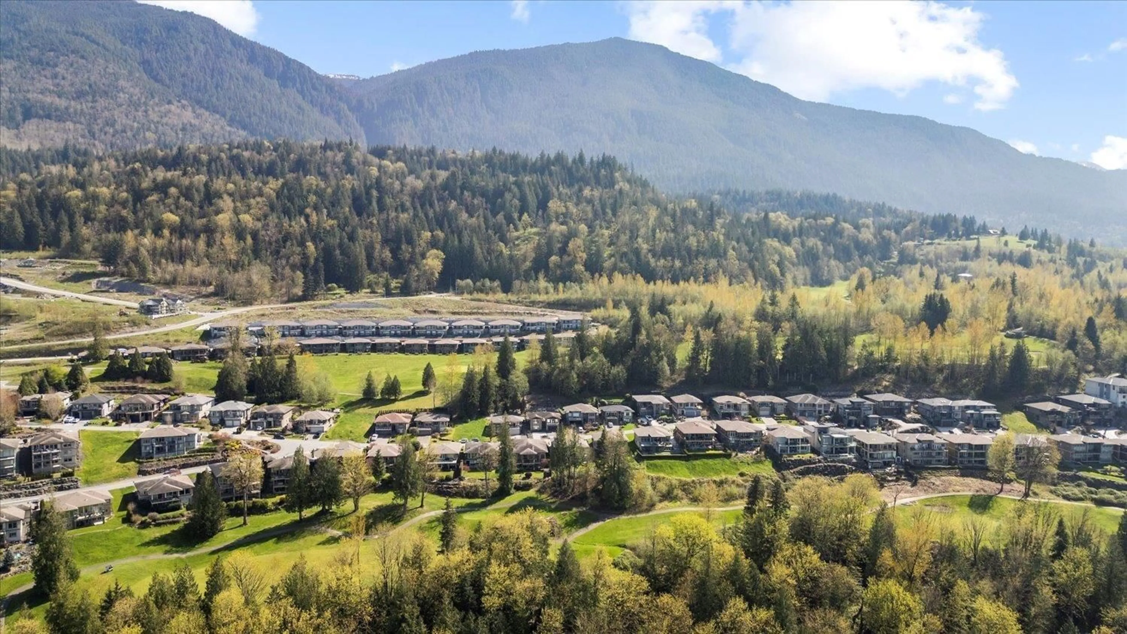 A pic from outside/outdoor area/front of a property/back of a property/a pic from drone, mountain view for 208 - 51075 FALLS COURT, Chilliwack British Columbia V4Z1K7