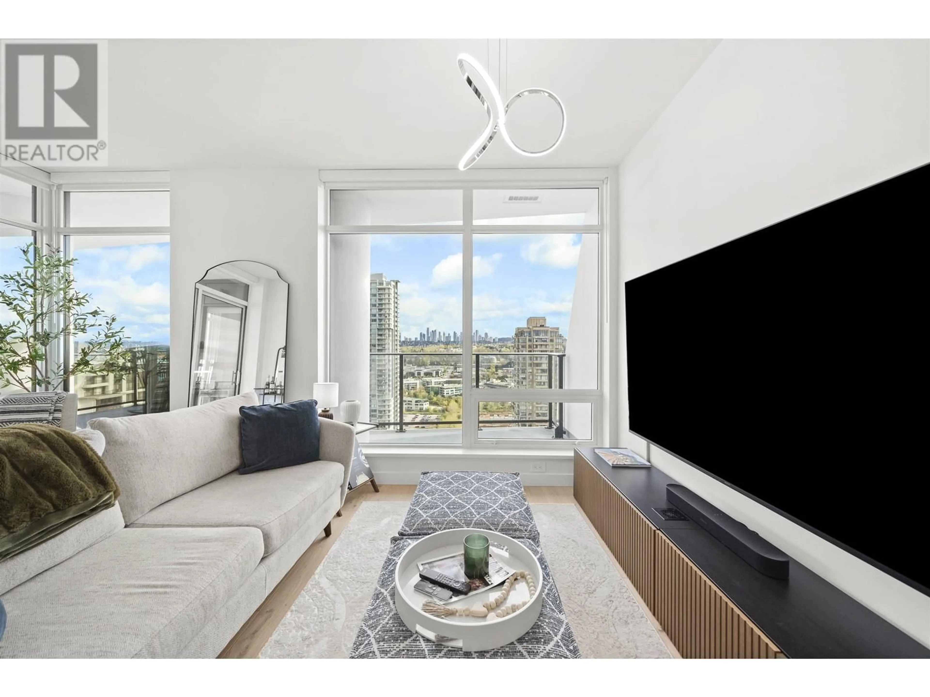 Living room with furniture, unknown for 2609 - 2181 MADISON AVENUE, Burnaby British Columbia V5C0N4