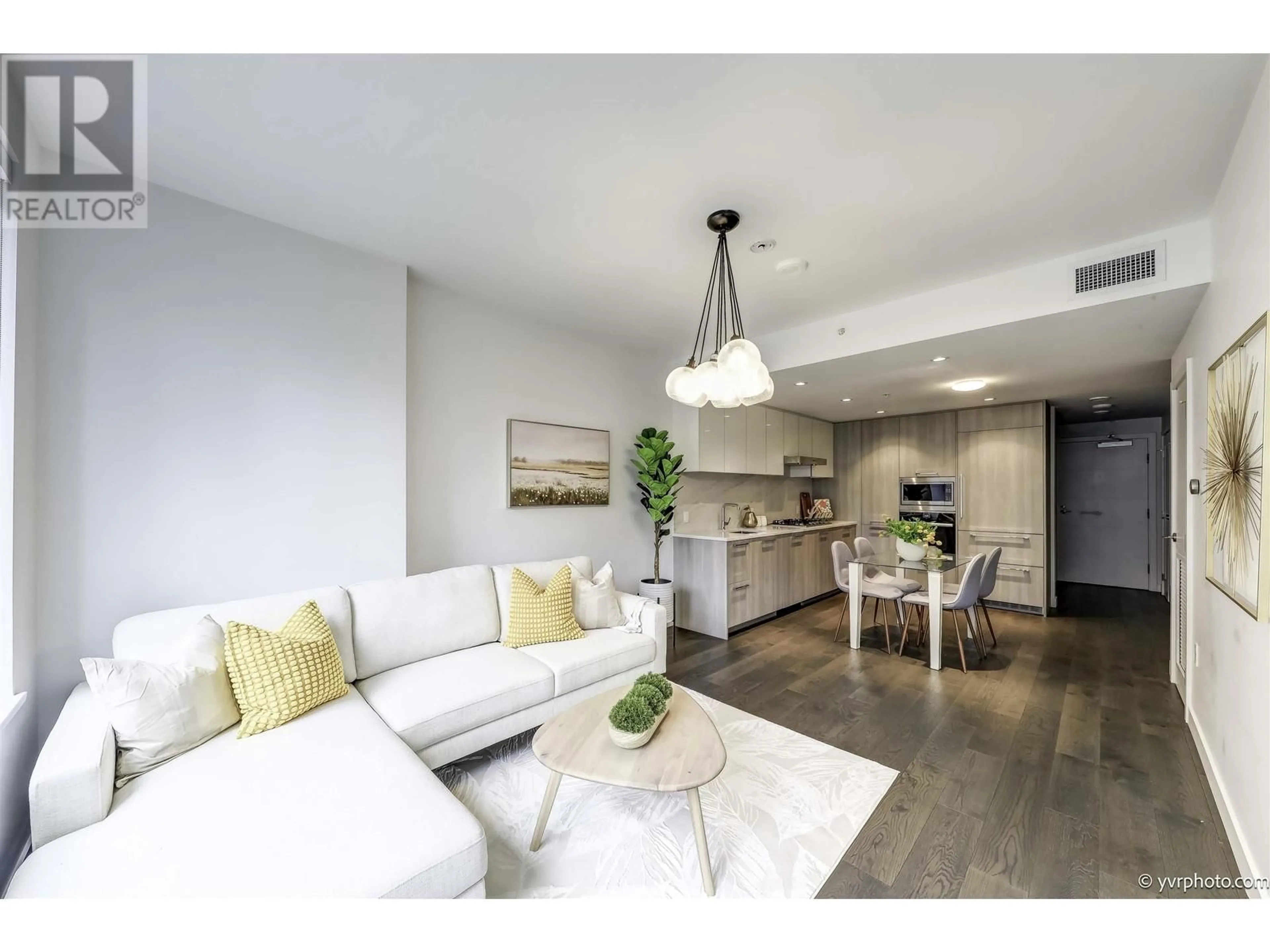 Living room with furniture, unknown for 807 - 8160 MCMYN WAY, Richmond British Columbia V6X0V2