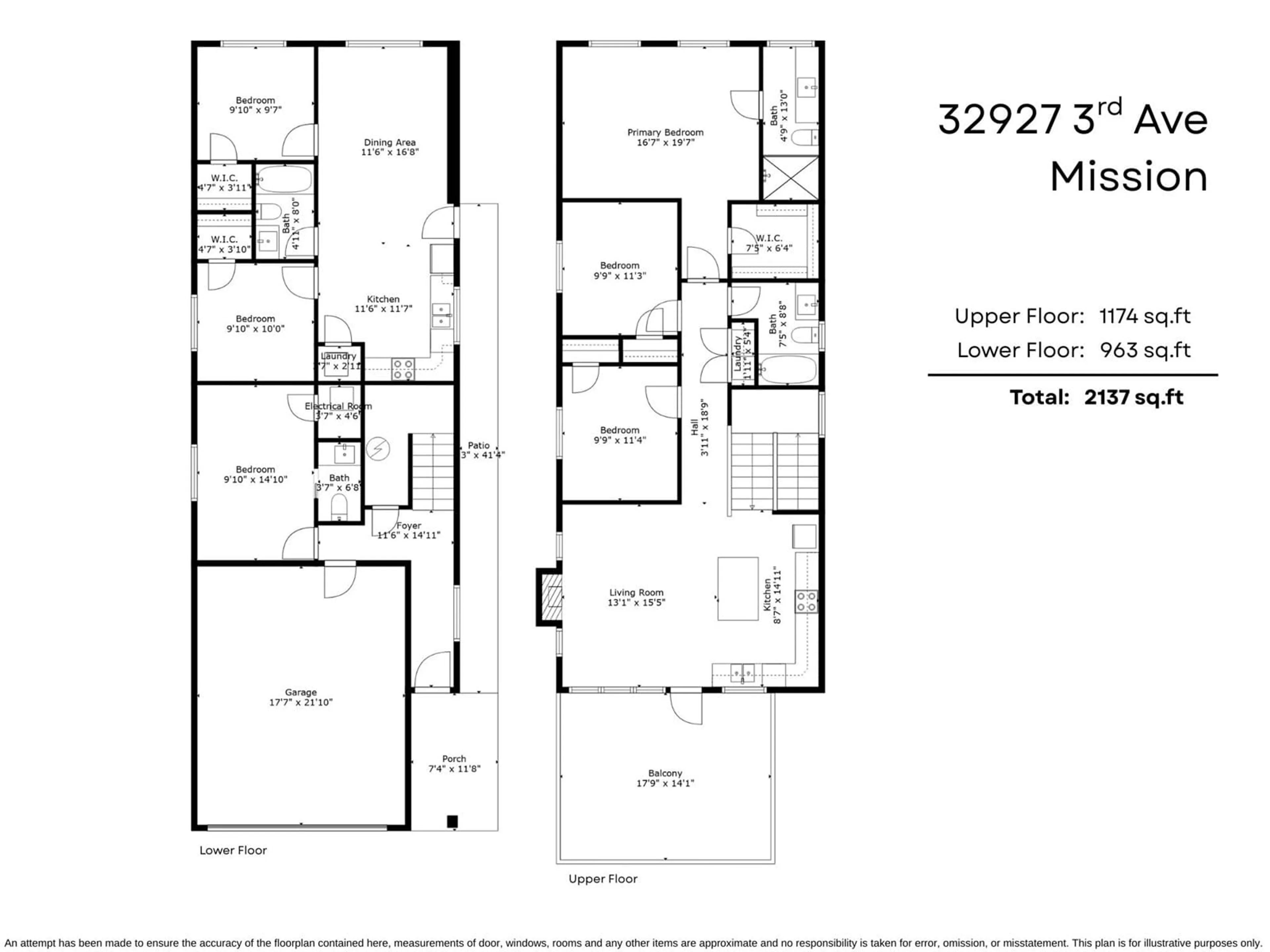 Floor plan for 32927 3, Mission British Columbia V2V1N2