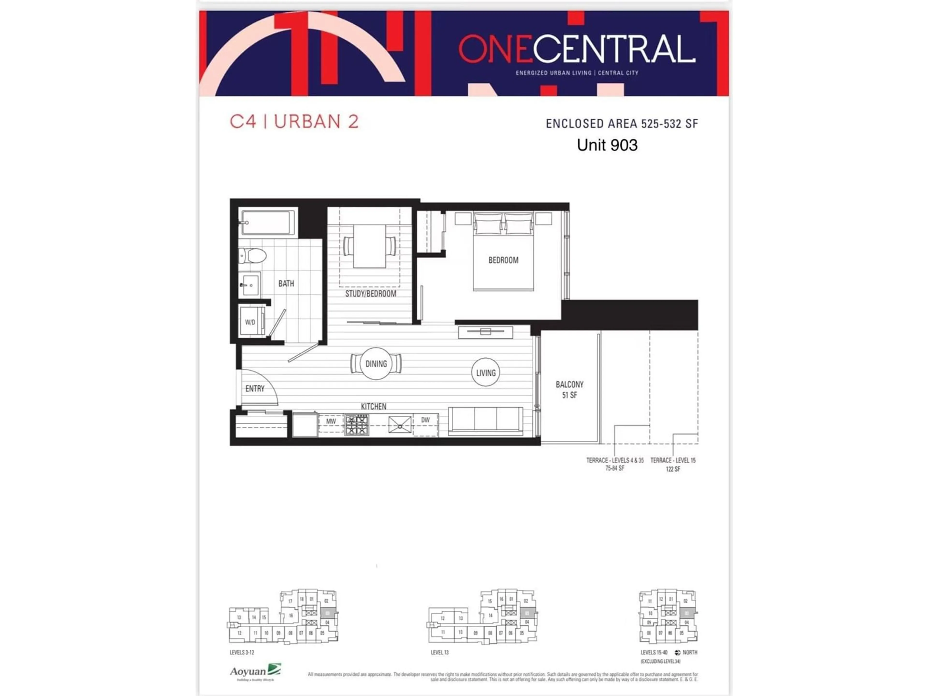 Floor plan for 903 - 13350 CENTRAL, Surrey British Columbia V3T0S1