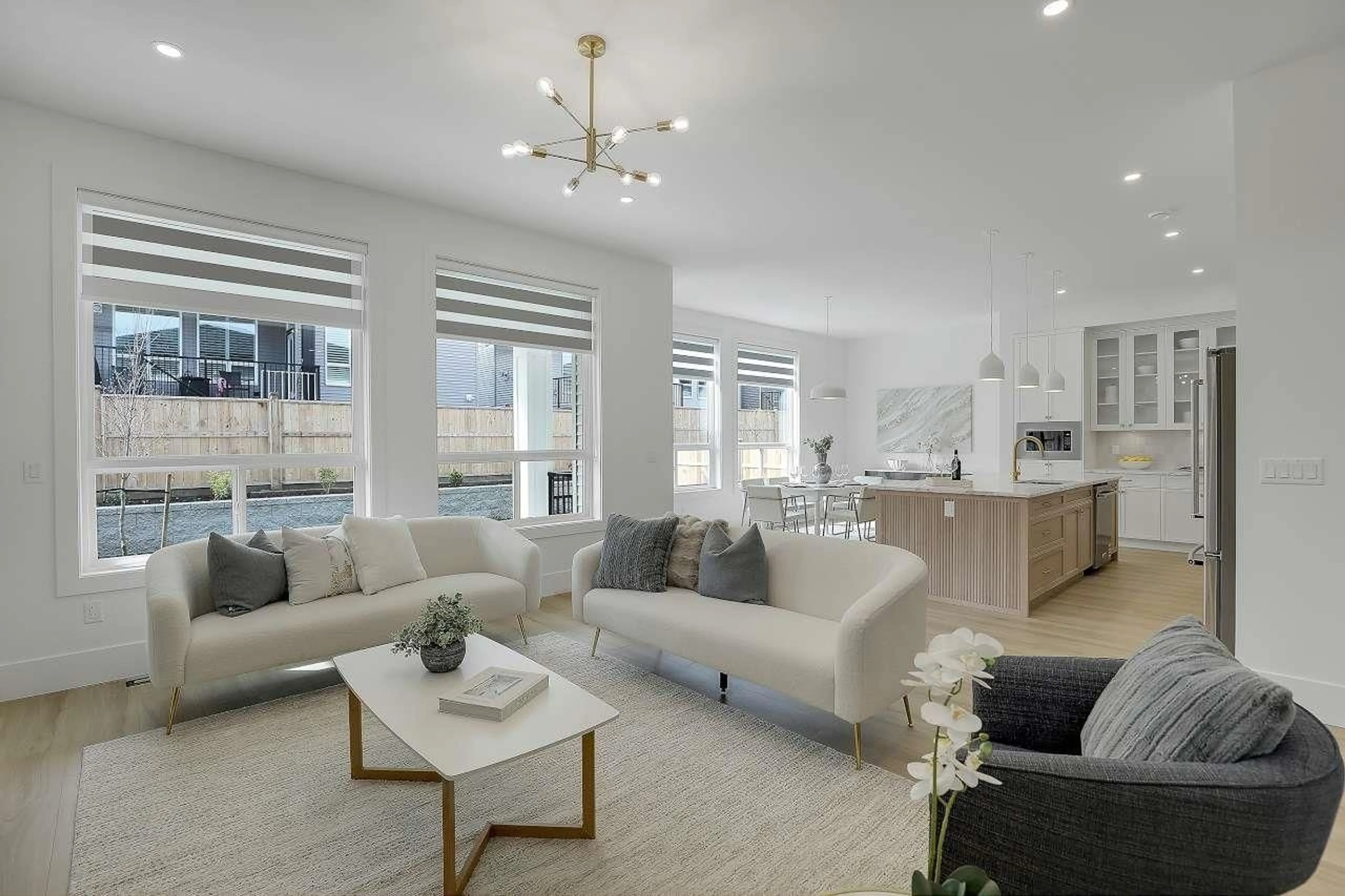 Living room with furniture, unknown for 19678 75, Langley British Columbia V2Y3R9