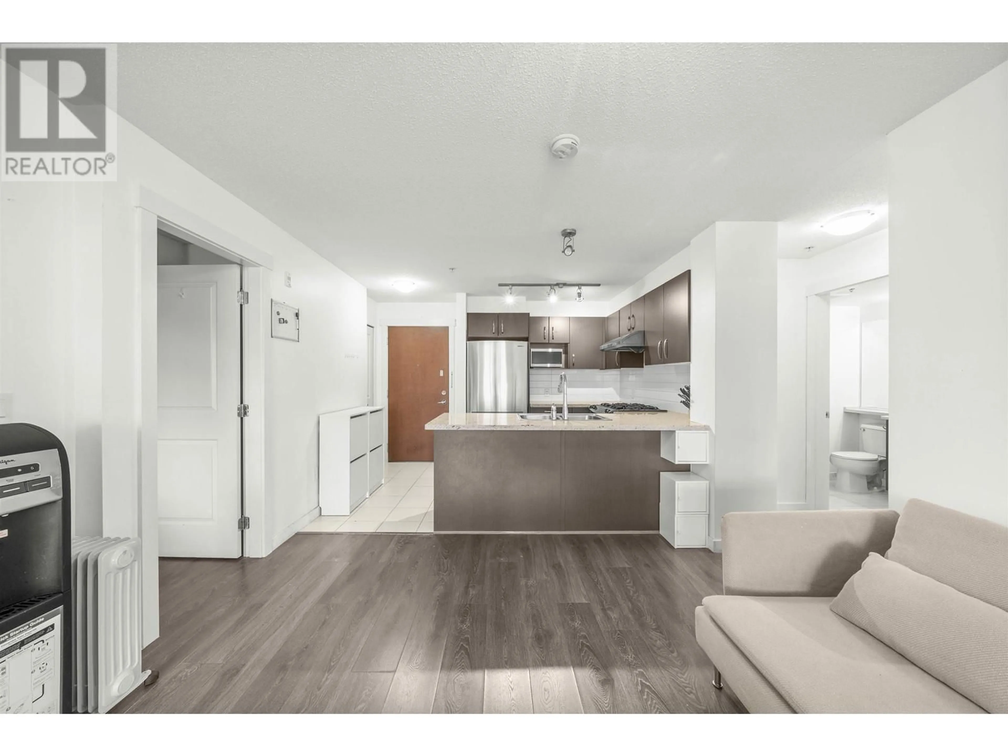 Open concept kitchen, wood/laminate floor for 332 - 9288 ODLIN ROAD, Richmond British Columbia V6X0C3