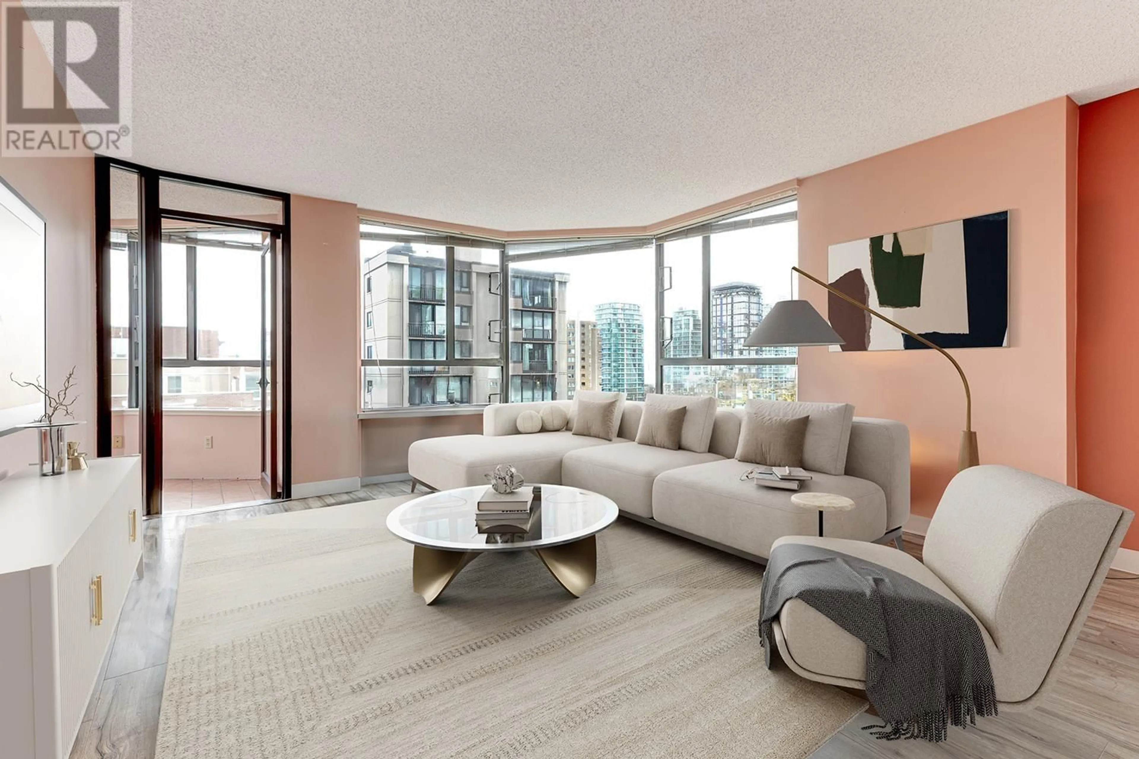 Living room with furniture, unknown for 802 - 1860 ROBSON STREET, Vancouver British Columbia V6G3C1