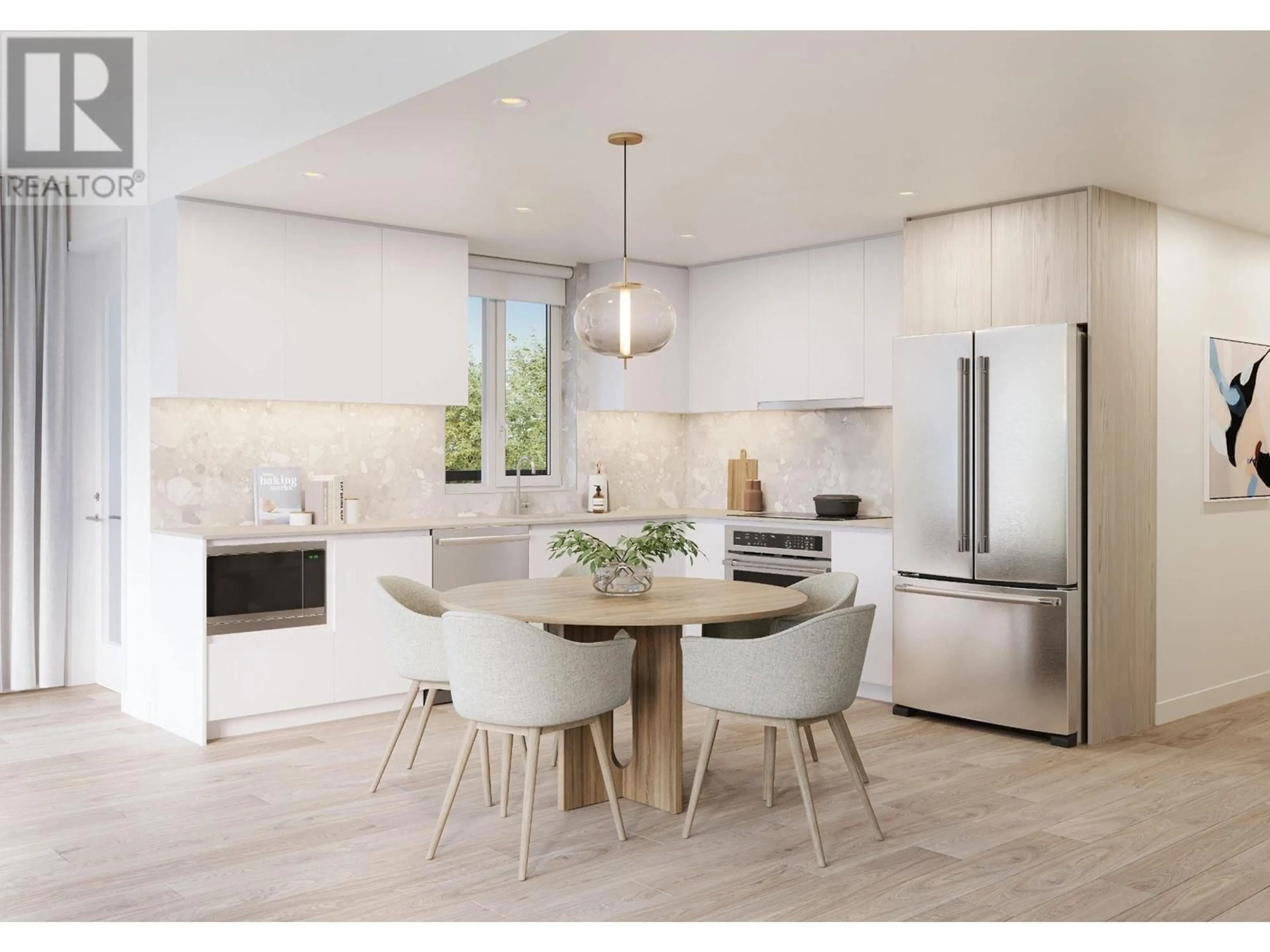 Open concept kitchen, ceramic/tile floor for 401 - 2441 SHAUGHNESSY STREET, Port Coquitlam British Columbia V3C3E6