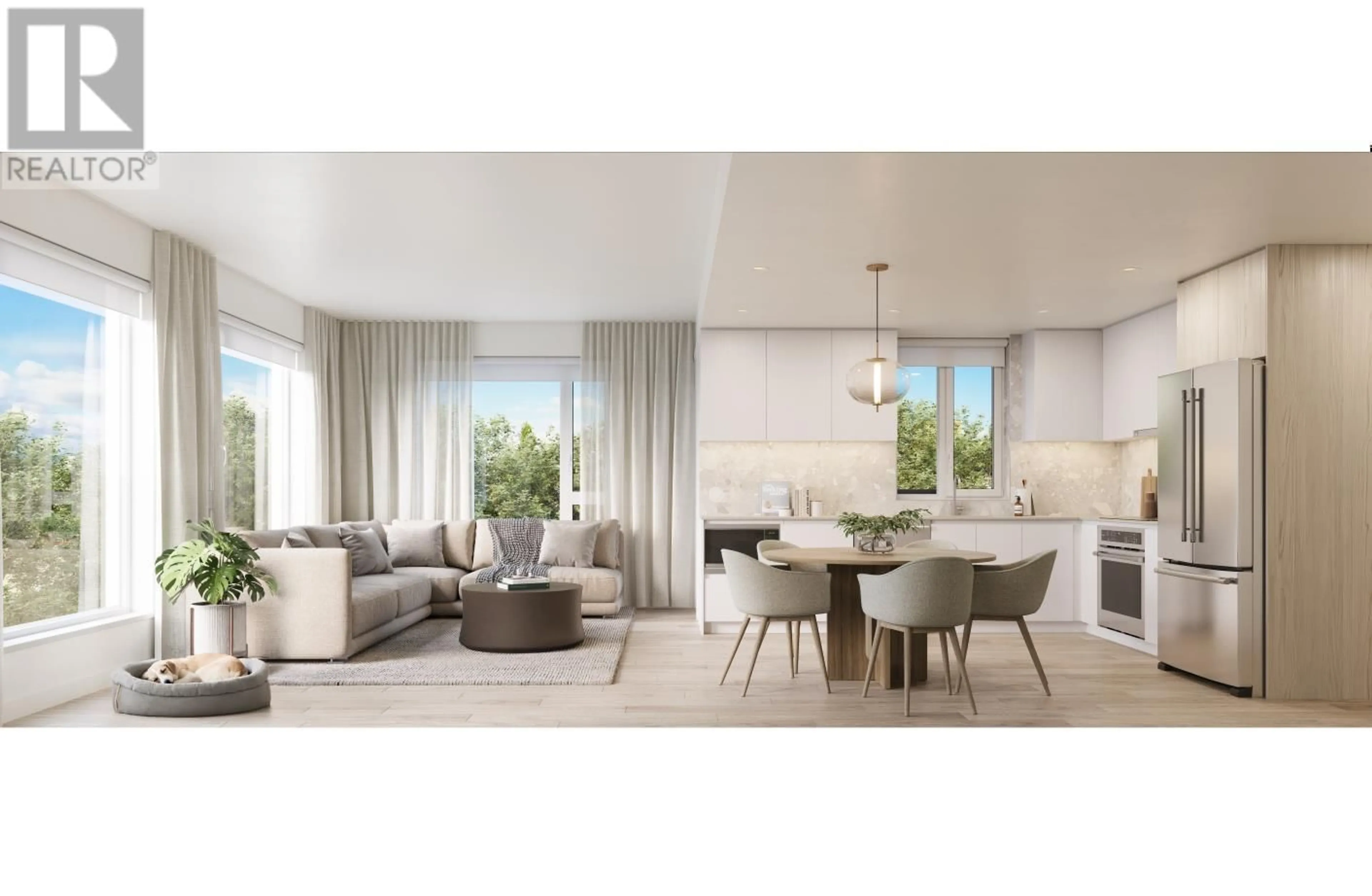 Living room with furniture, unknown for 401 - 2441 SHAUGHNESSY STREET, Port Coquitlam British Columbia V3C3E6