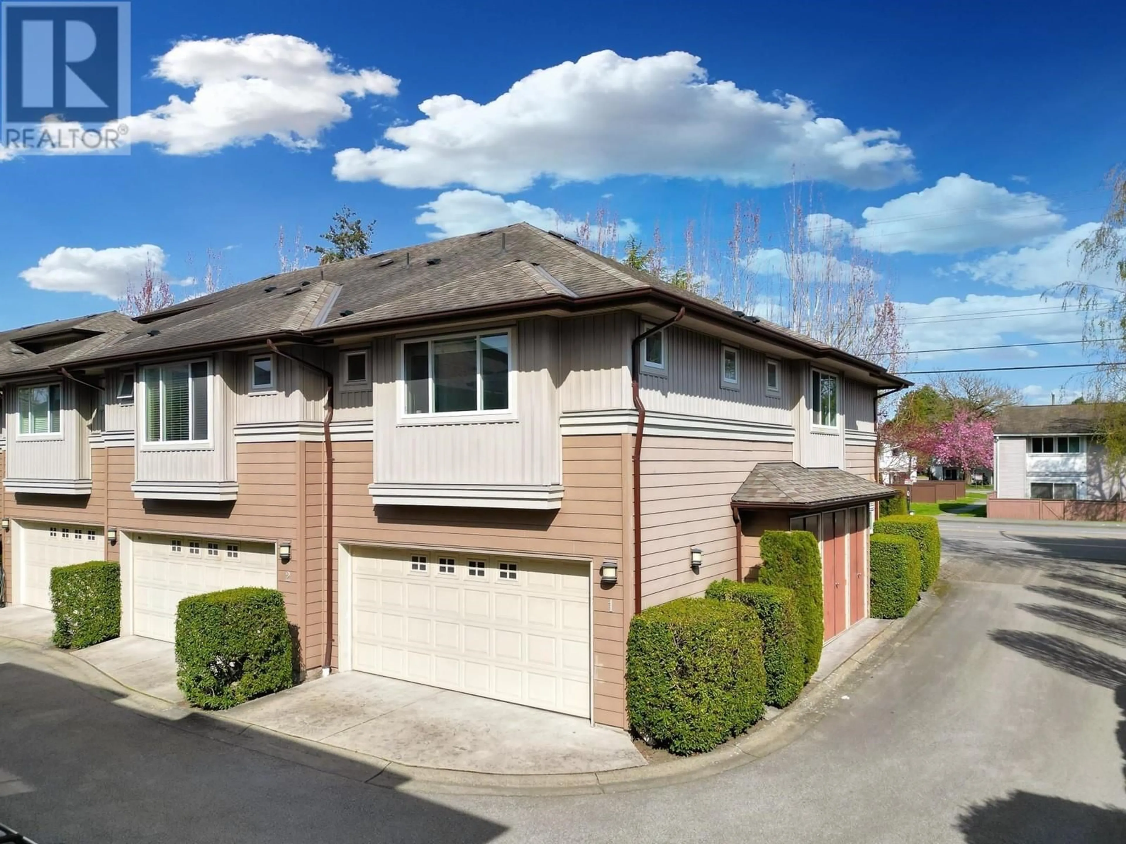 A pic from outside/outdoor area/front of a property/back of a property/a pic from drone, street for 1 - 8311 NO. 2 ROAD, Richmond British Columbia V7C3M2