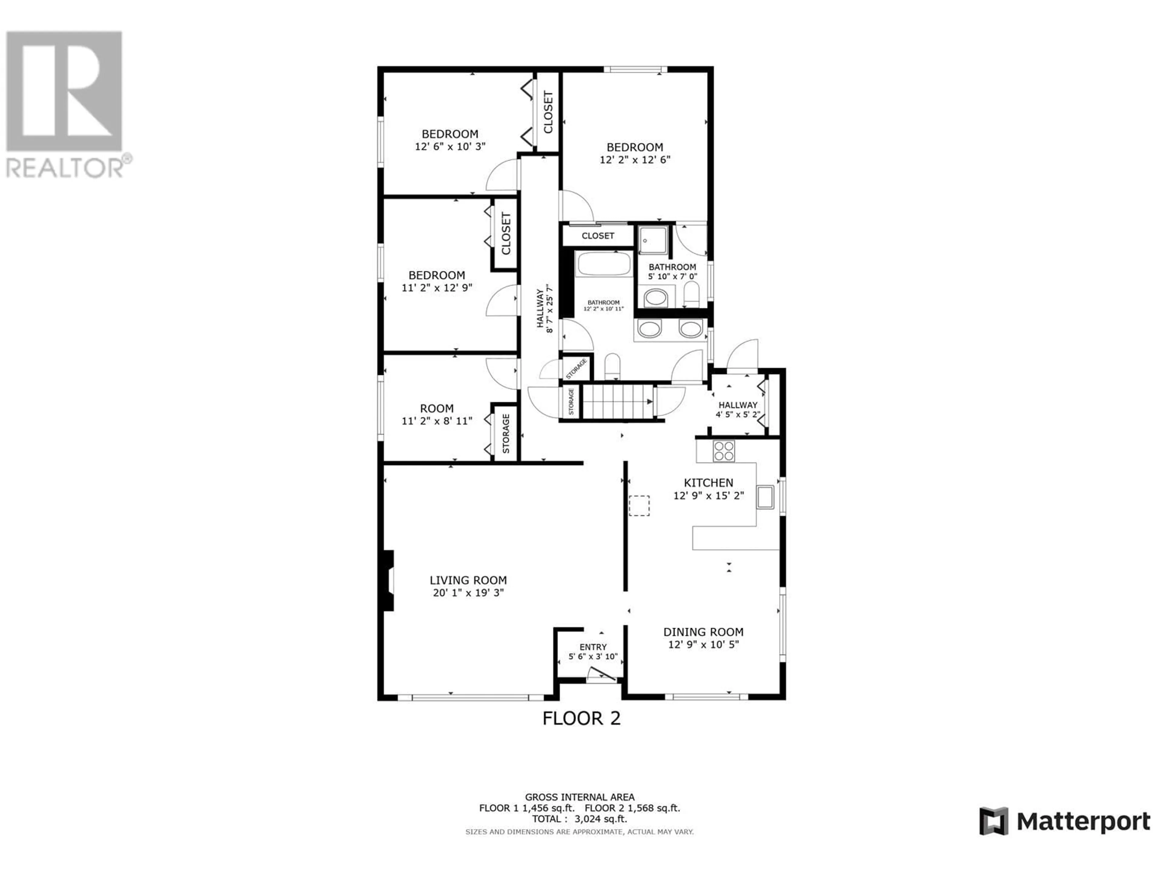 Floor plan for 9308 112 AVENUE, Fort St. John British Columbia V1J2V9