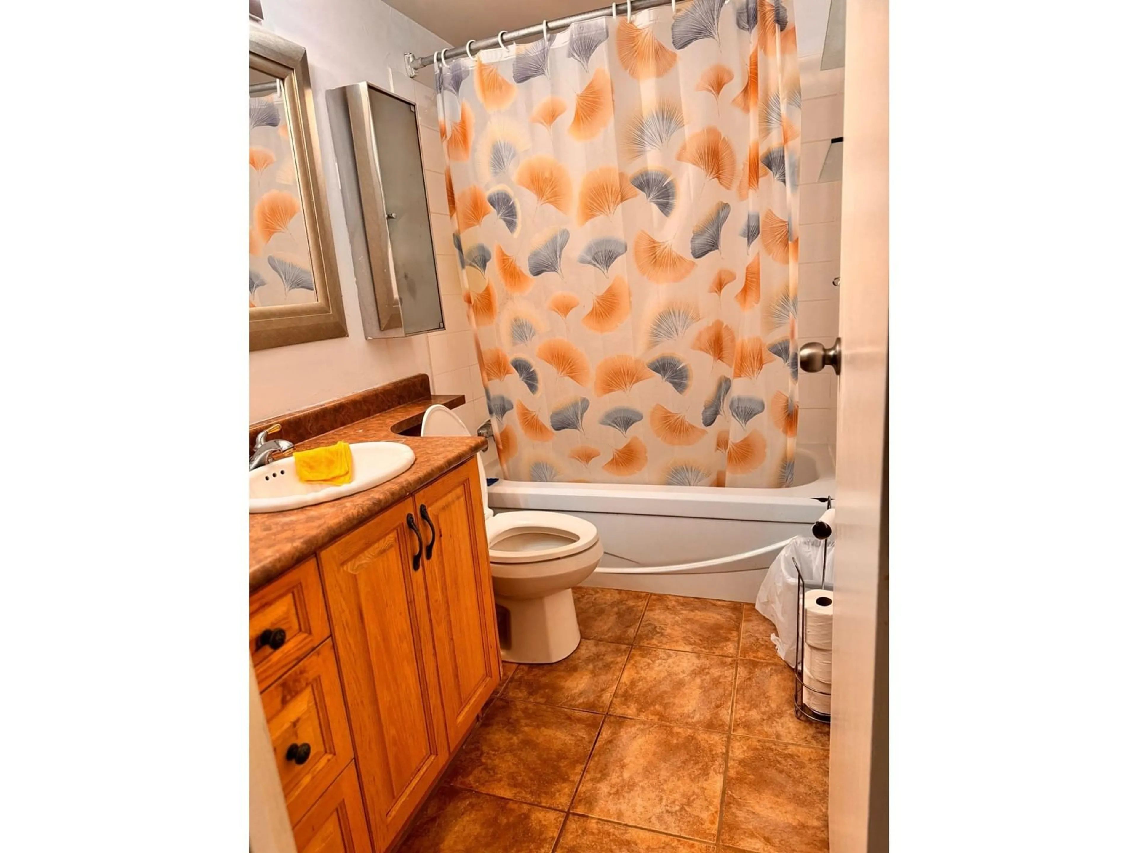 Standard bathroom, ceramic/tile floor for 204 - 17661 58A, Surrey British Columbia V3S1N4