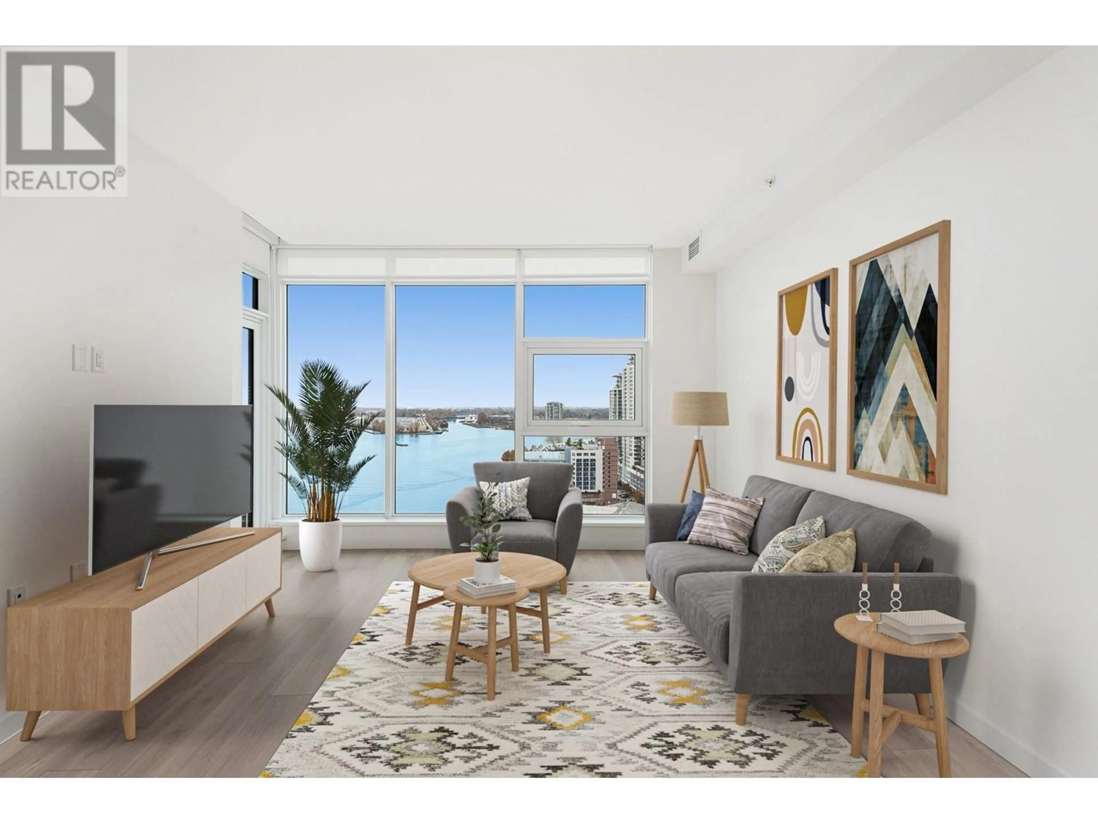 Living room with furniture, unknown for 1701 - 680 QUAYSIDE DRIVE, New Westminster British Columbia V3M0P2