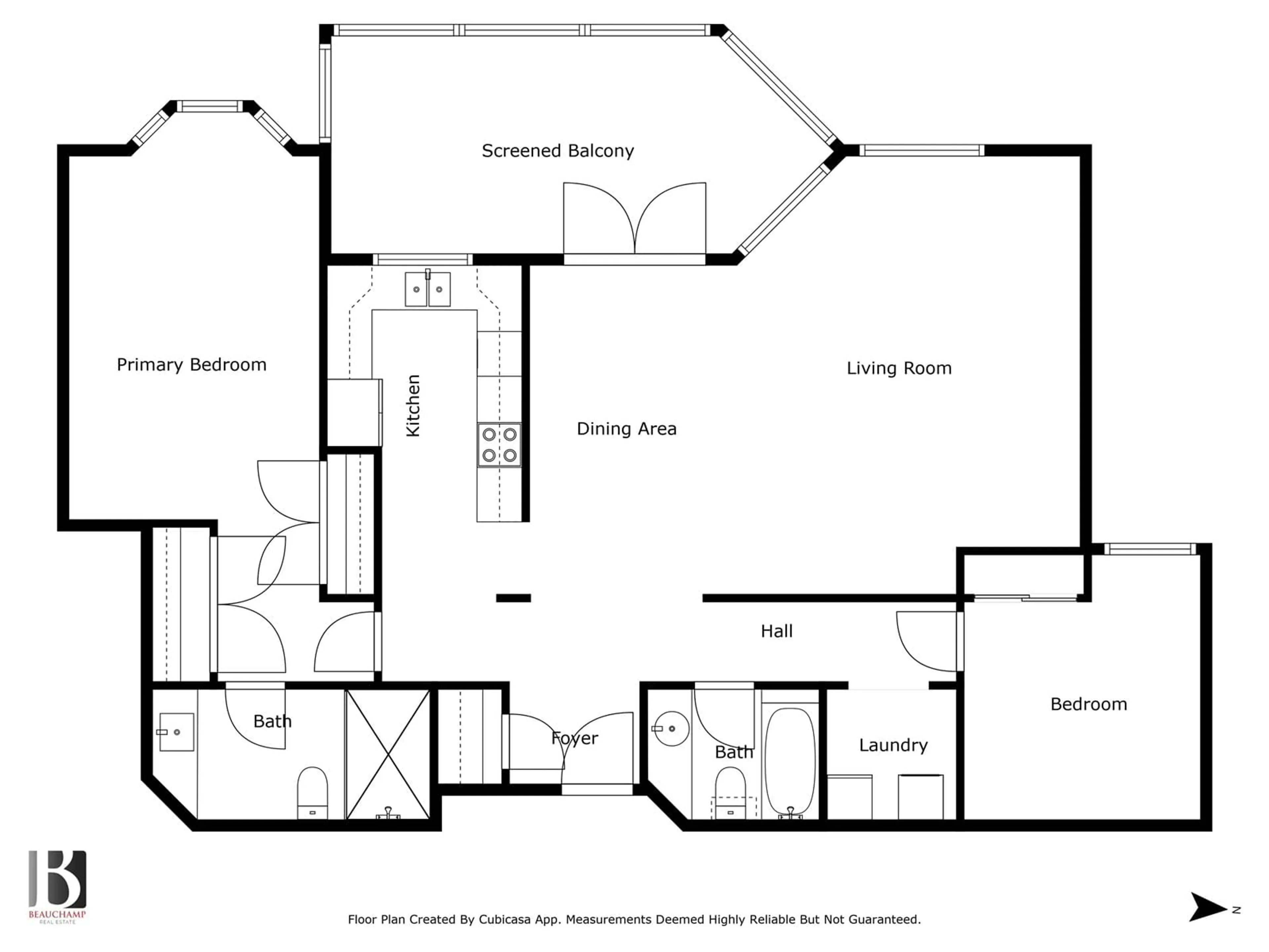 Floor plan for 303 - 1449 MERKLIN, White Rock British Columbia V4B4C4
