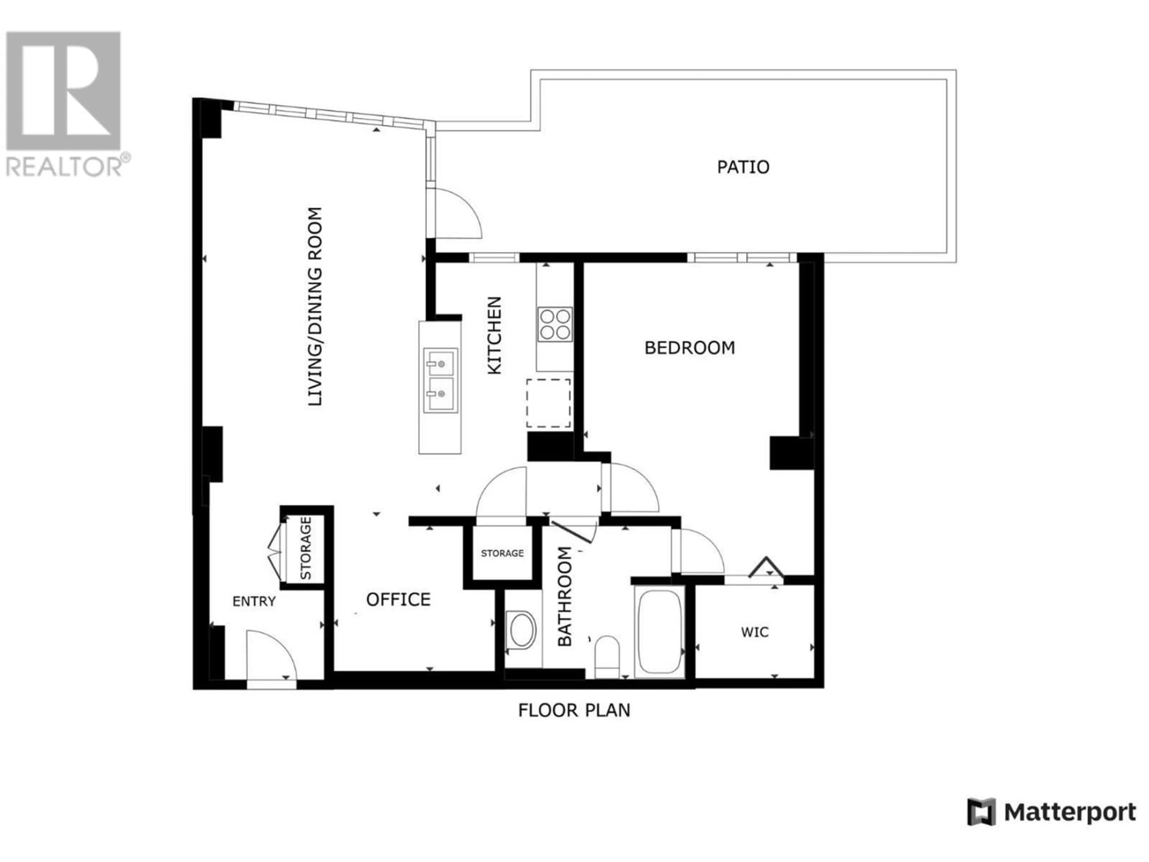 Floor plan for 305 - 2968 GLEN DRIVE, Coquitlam British Columbia V3B0C4
