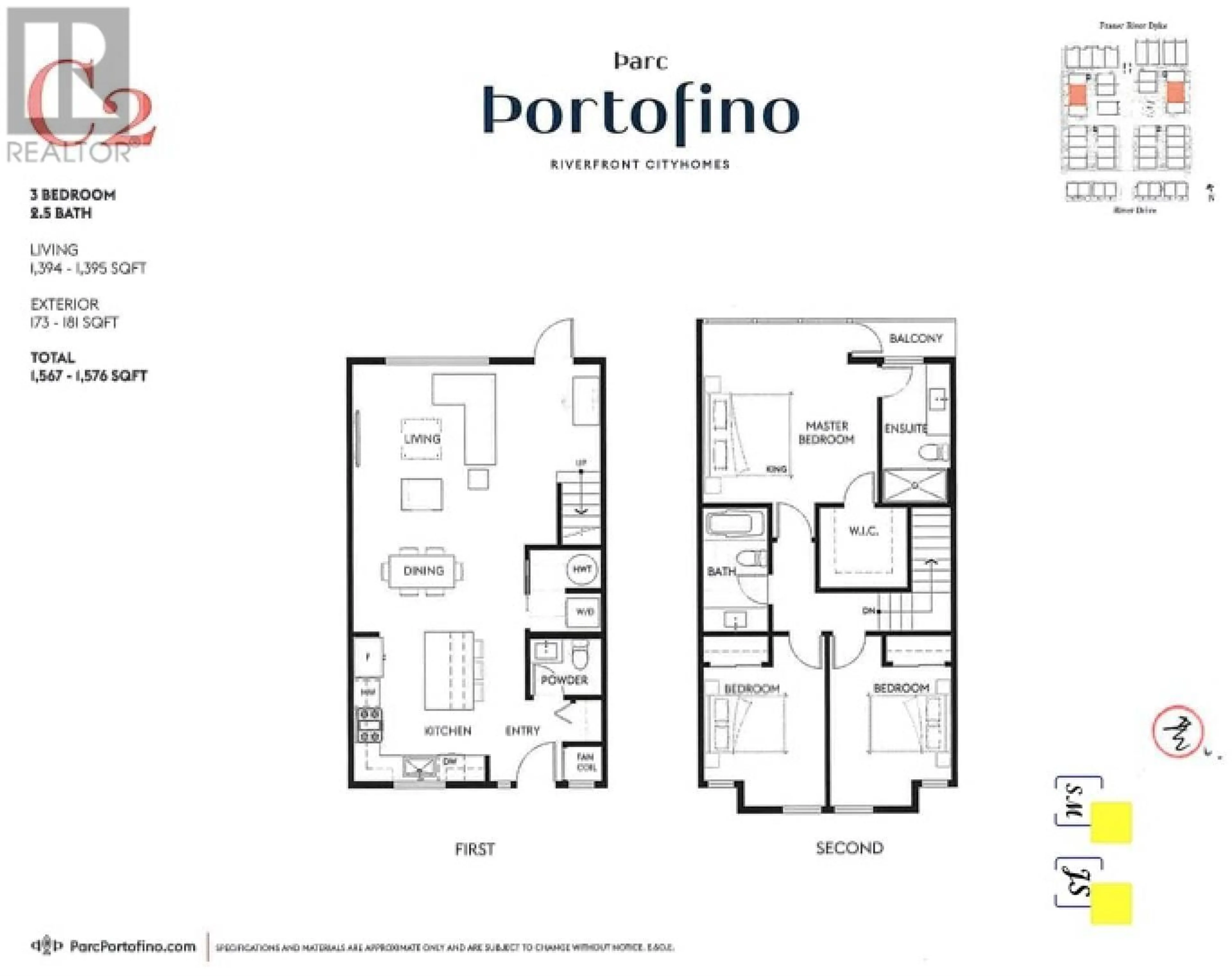 Floor plan for SL34 - 10333 RIVER DRIVE, Richmond British Columbia V6X1Z2
