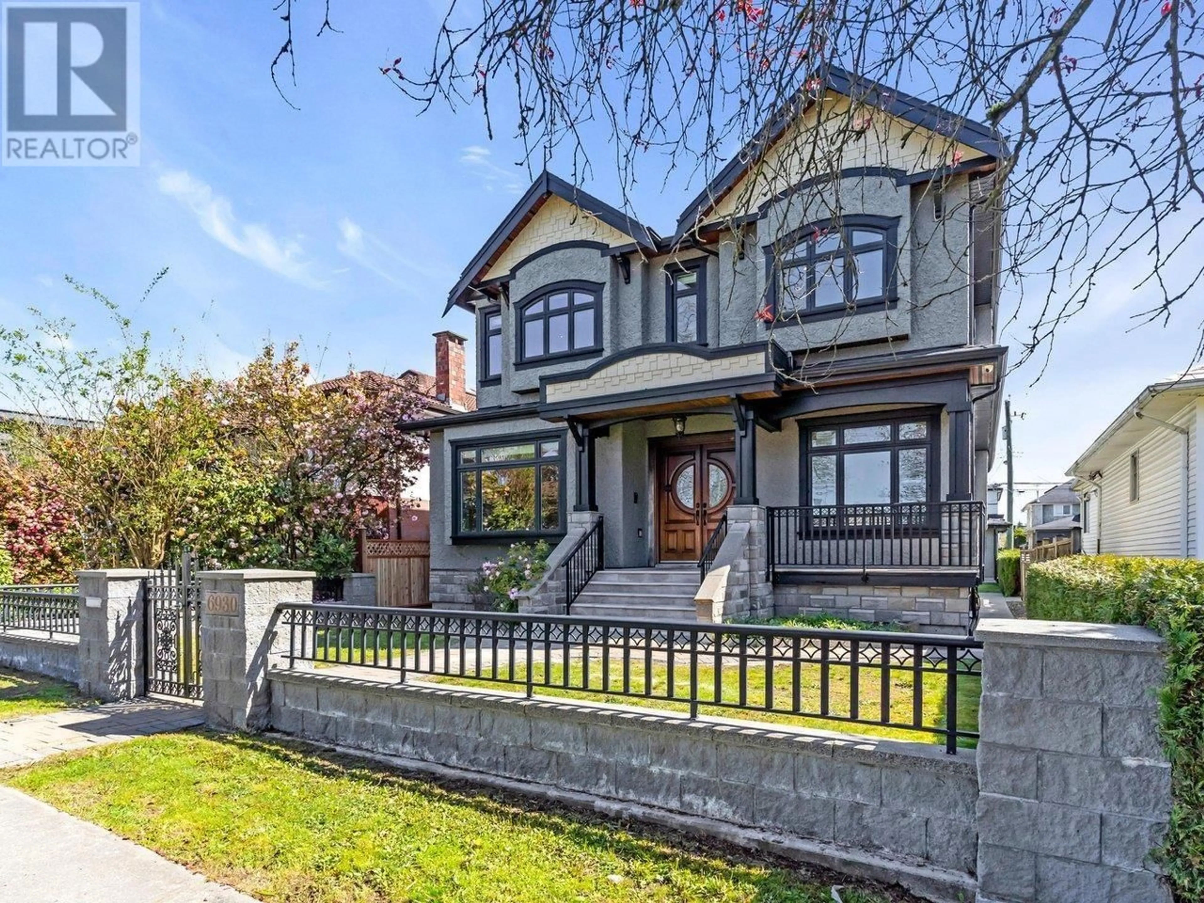 Home with brick exterior material, street for 6930 LANCASTER STREET, Vancouver British Columbia V5S3B2