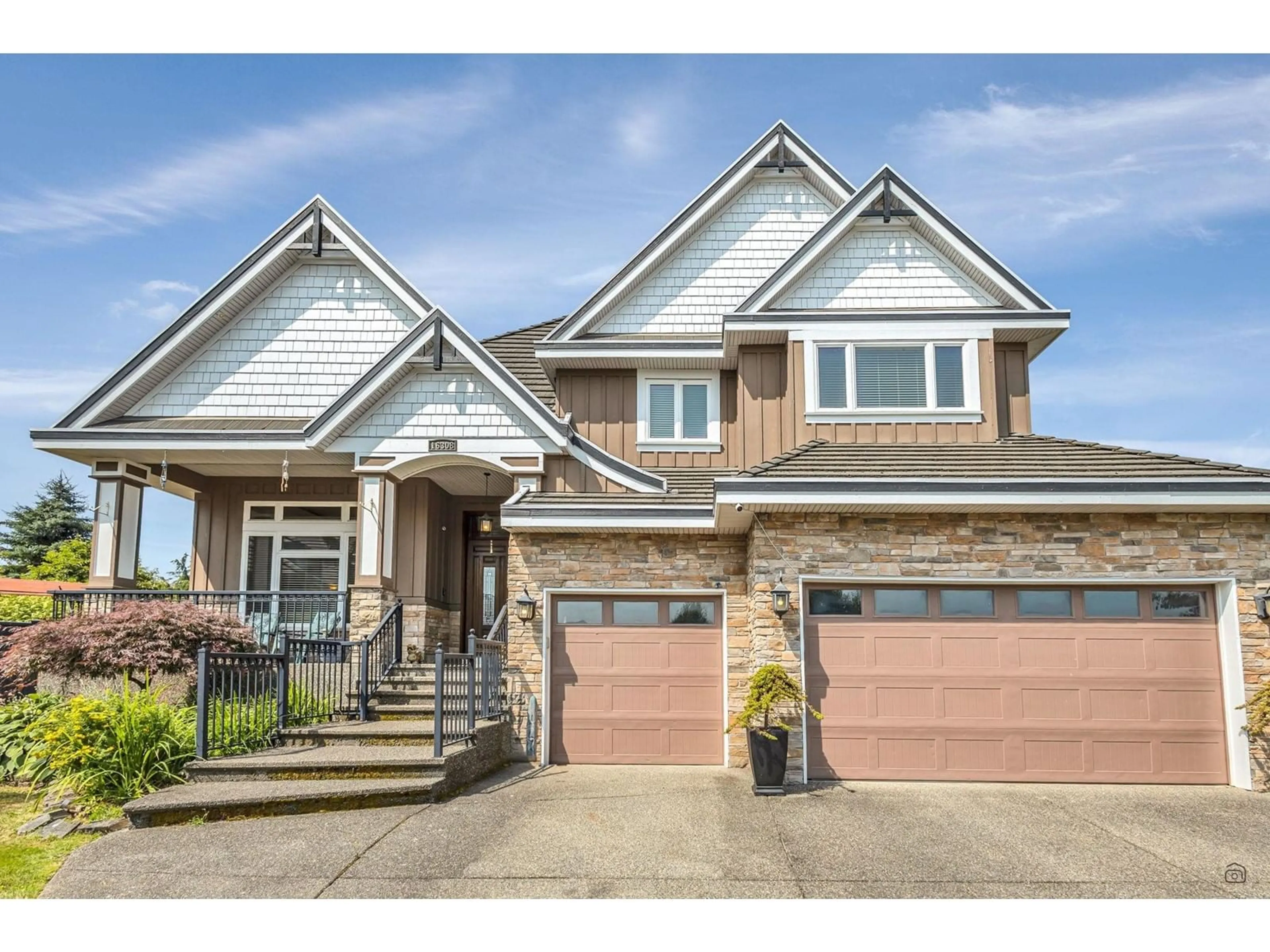 Home with brick exterior material, street for 16308 91A, Surrey British Columbia V4N5S5
