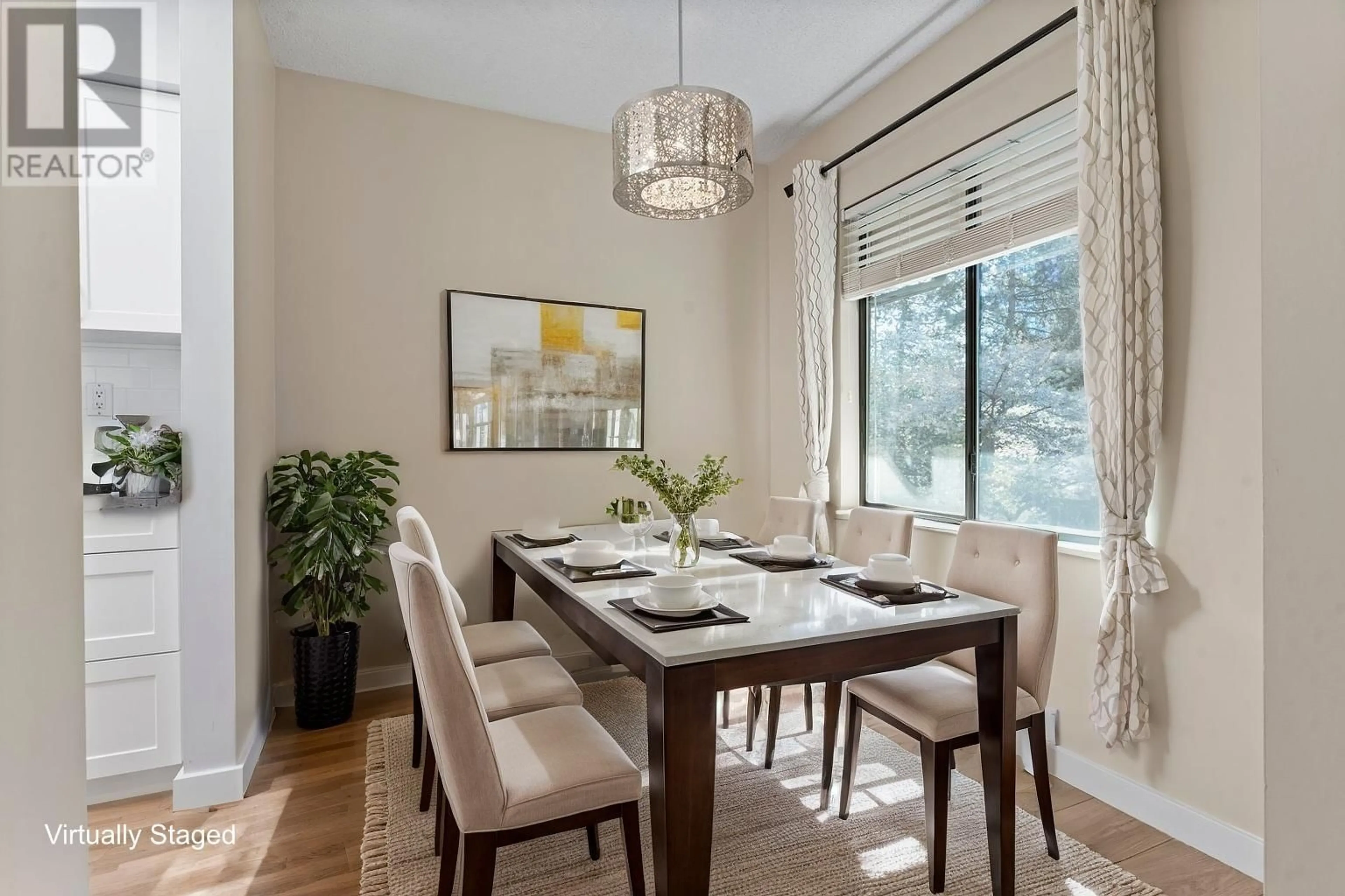 Dining room, wood/laminate floor for 303 - 1177 HOWIE AVENUE, Coquitlam British Columbia V3J1T9