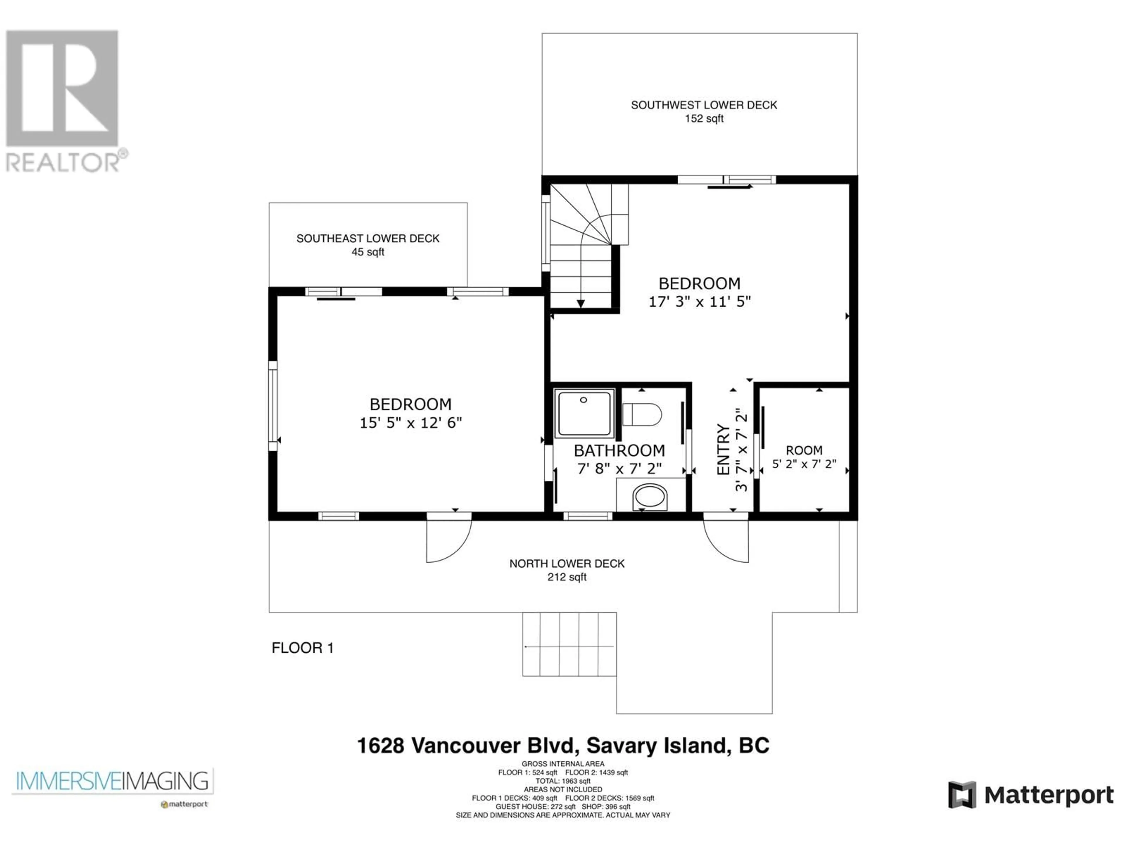 Floor plan for 1628 VANCOUVER BOULEVARD, Other Islands British Columbia V0N2G0