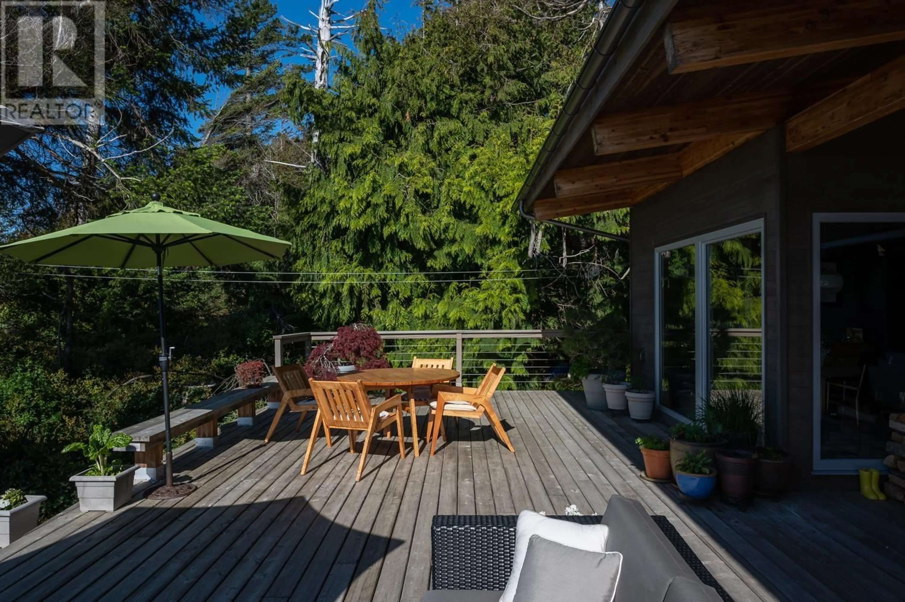 Patio, forest/trees view for 1628 VANCOUVER BOULEVARD, Other Islands British Columbia V0N2G0