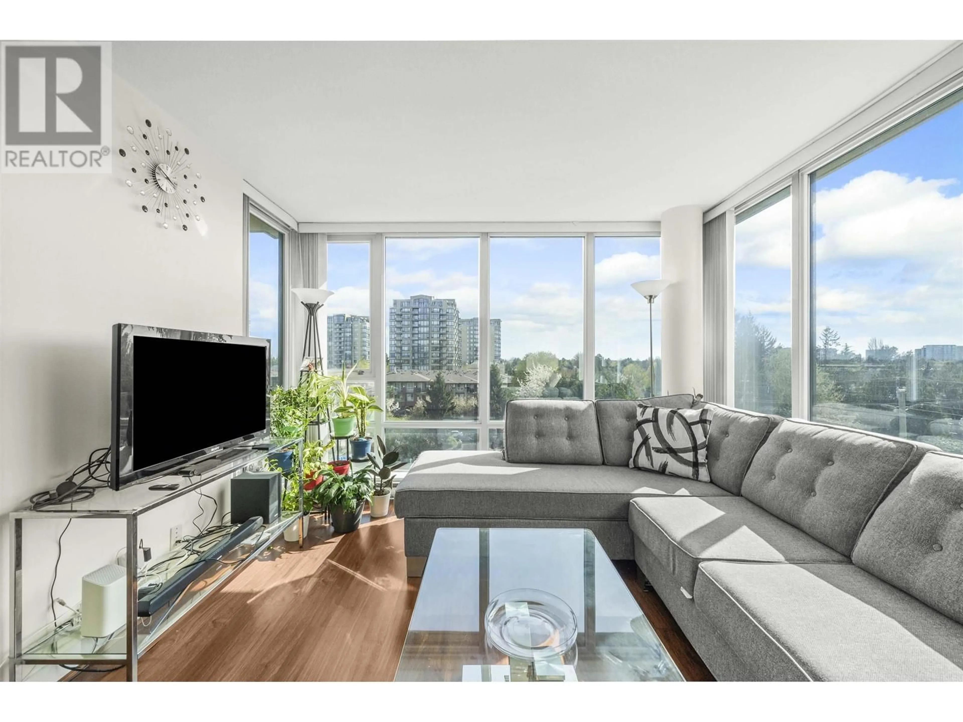 Living room with furniture, unknown for 701 - 9171 FERNDALE ROAD, Richmond British Columbia V6Y0A5
