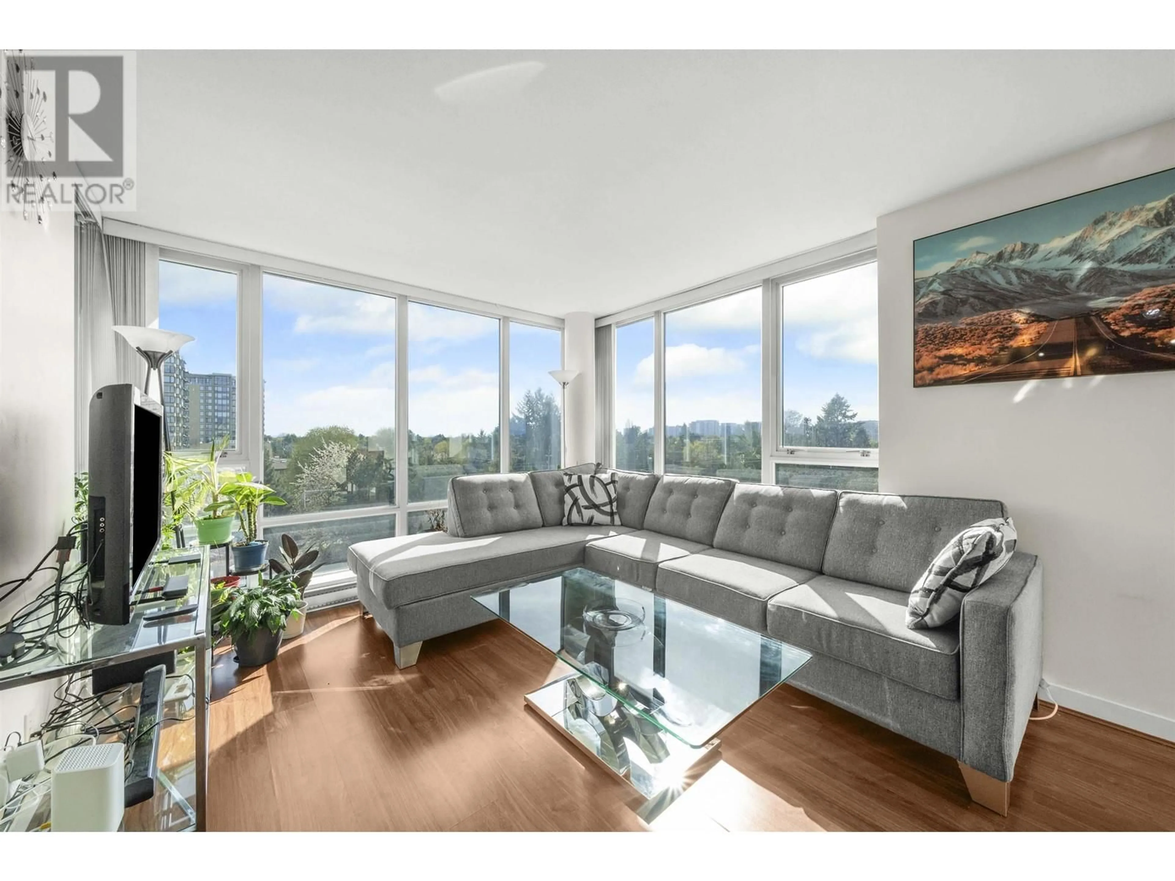 Living room with furniture, unknown for 701 - 9171 FERNDALE ROAD, Richmond British Columbia V6Y0A5