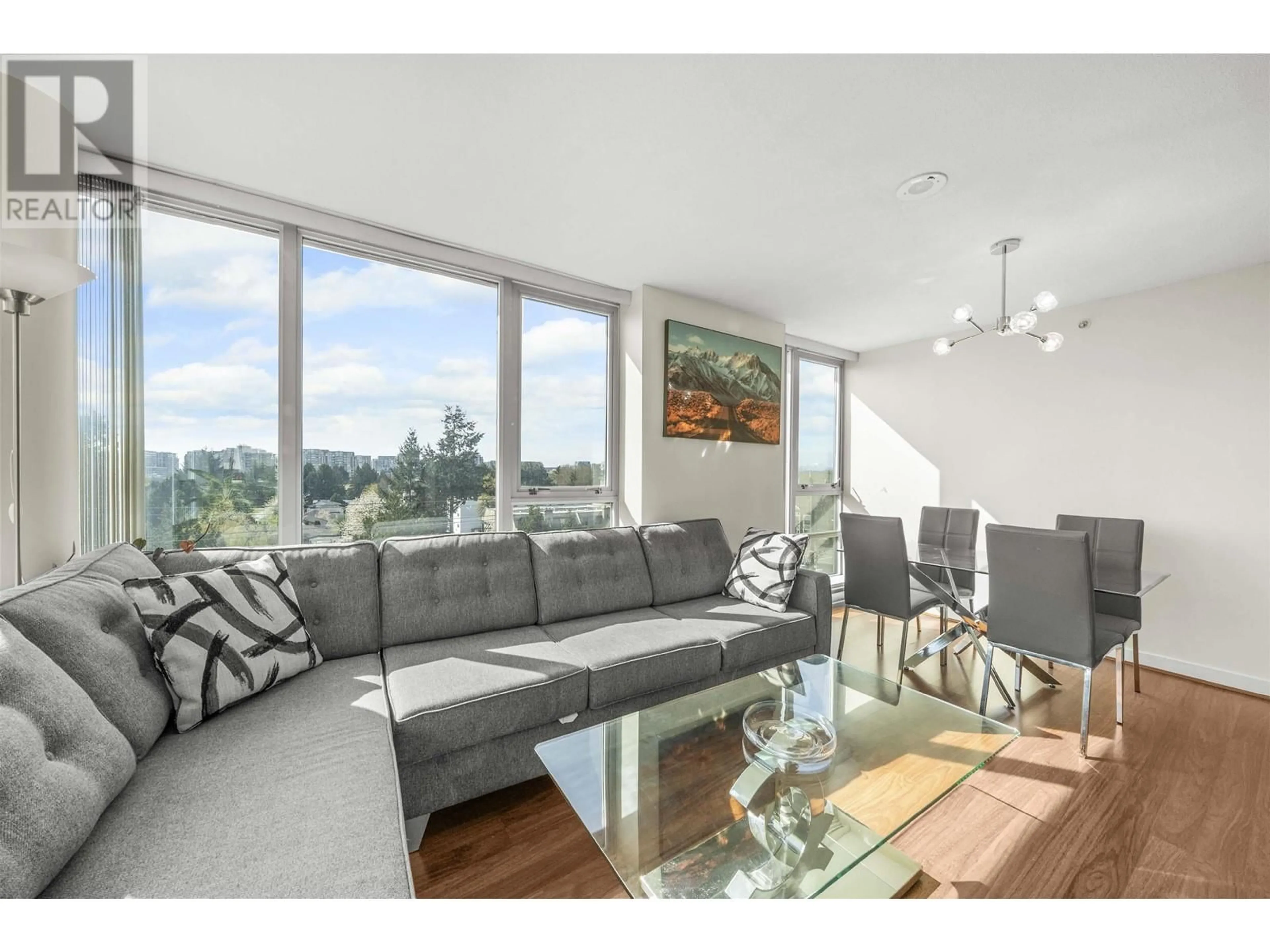 Living room with furniture, unknown for 701 - 9171 FERNDALE ROAD, Richmond British Columbia V6Y0A5