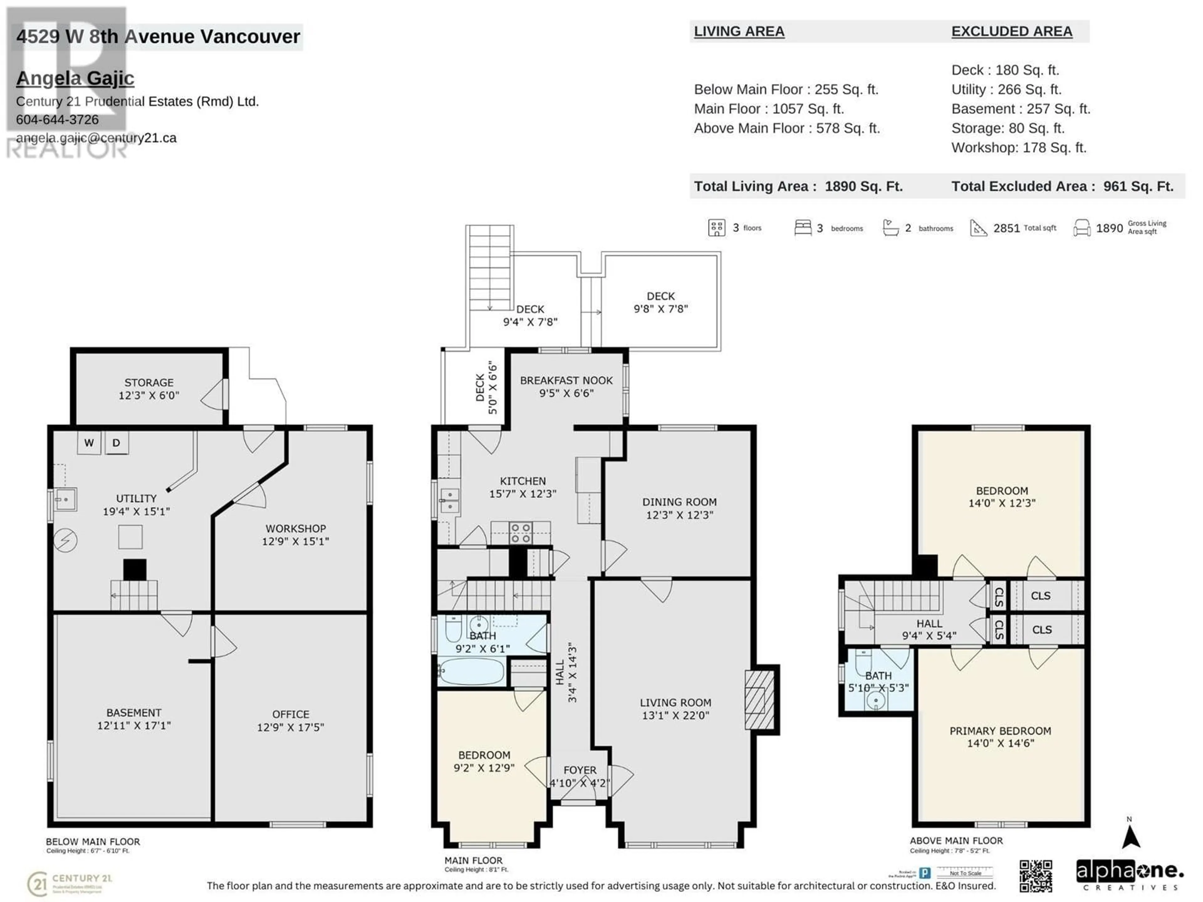 Floor plan for 4529 8TH AVENUE, Vancouver British Columbia V6R2A4