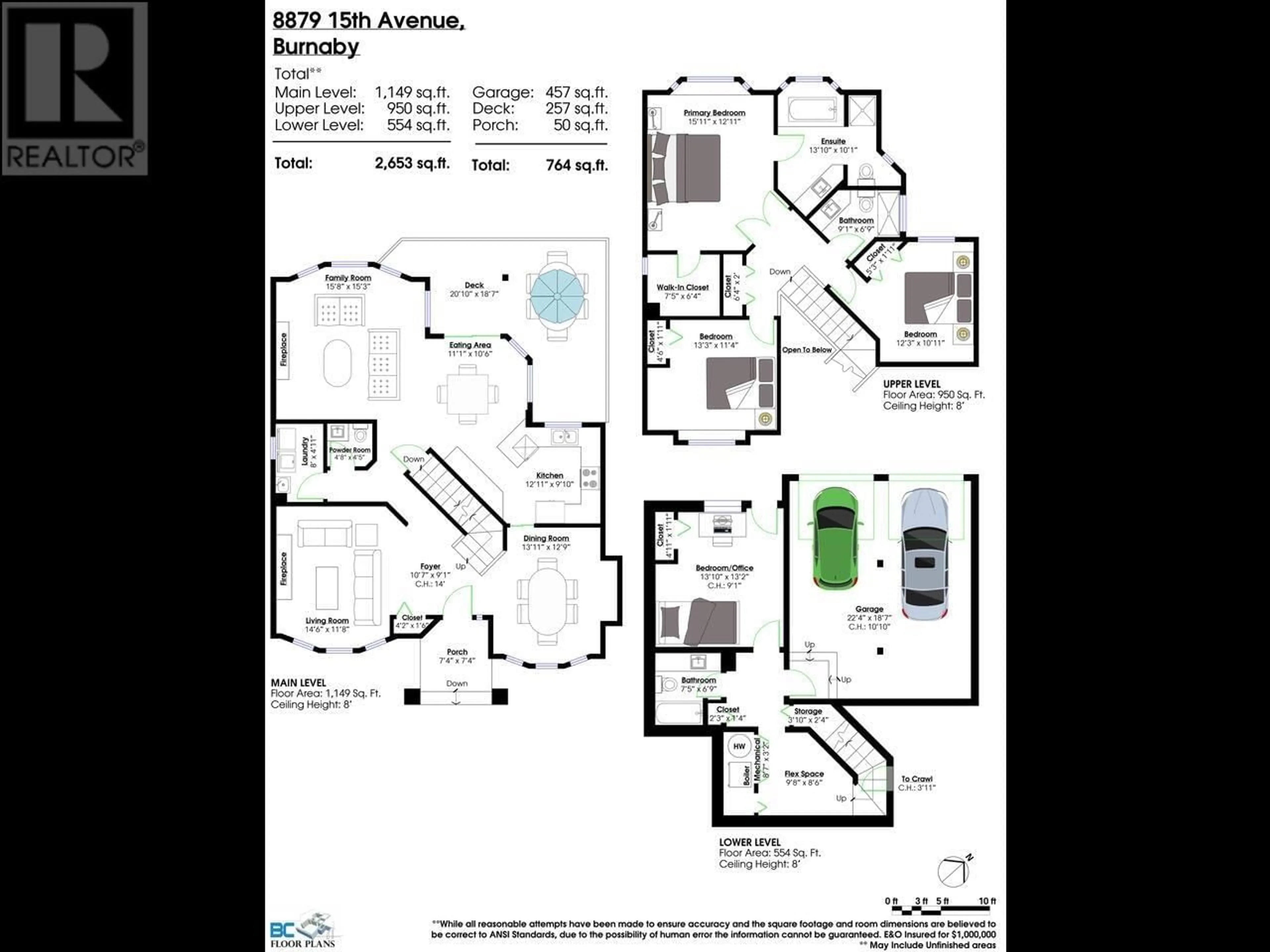 Floor plan for 8879 15TH AVENUE, Burnaby British Columbia V3N1Y4