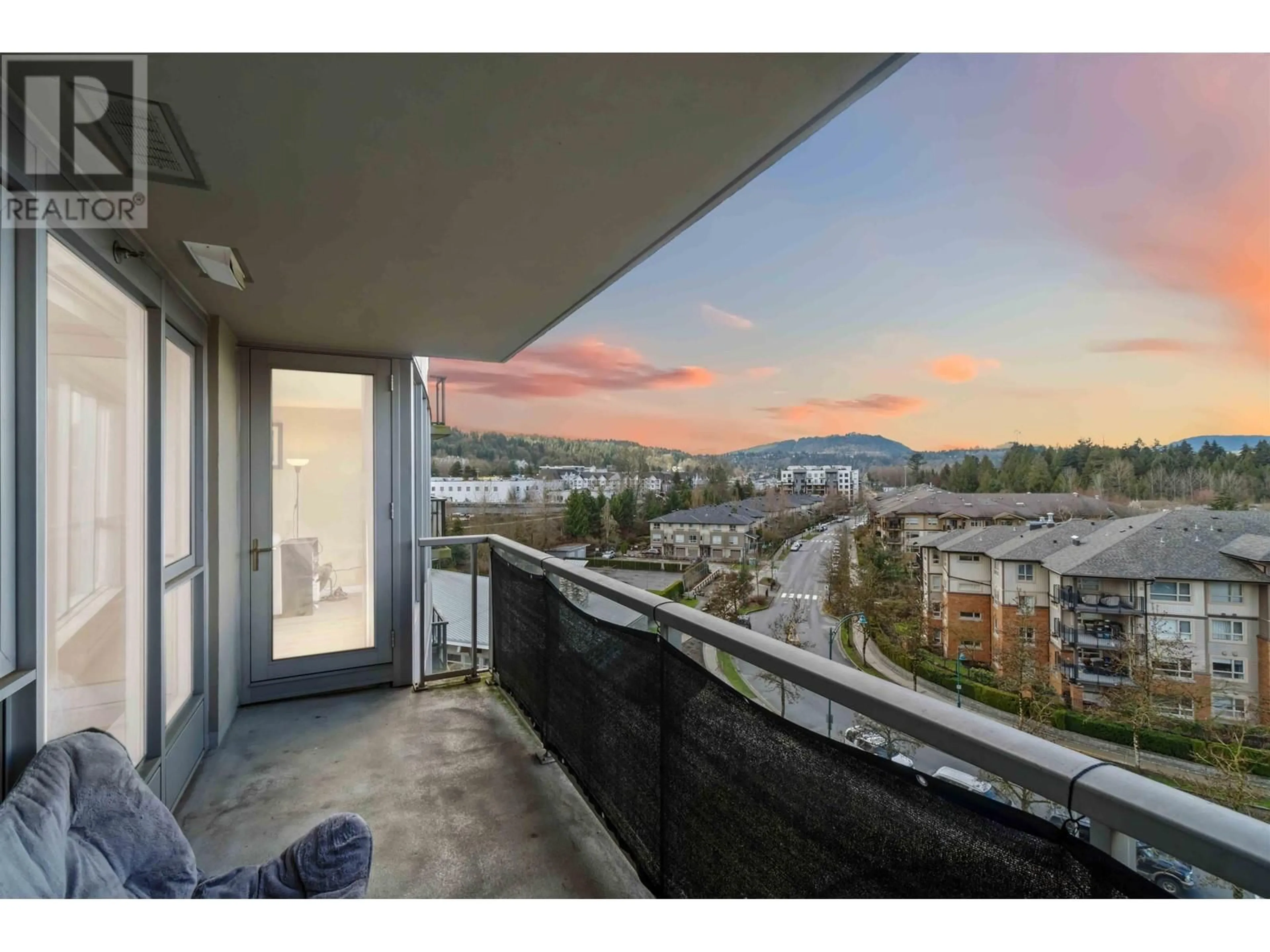 Balcony in the apartment, mountain view for 805 - 651 NOOTKA WAY, Port Moody British Columbia V3H0A1