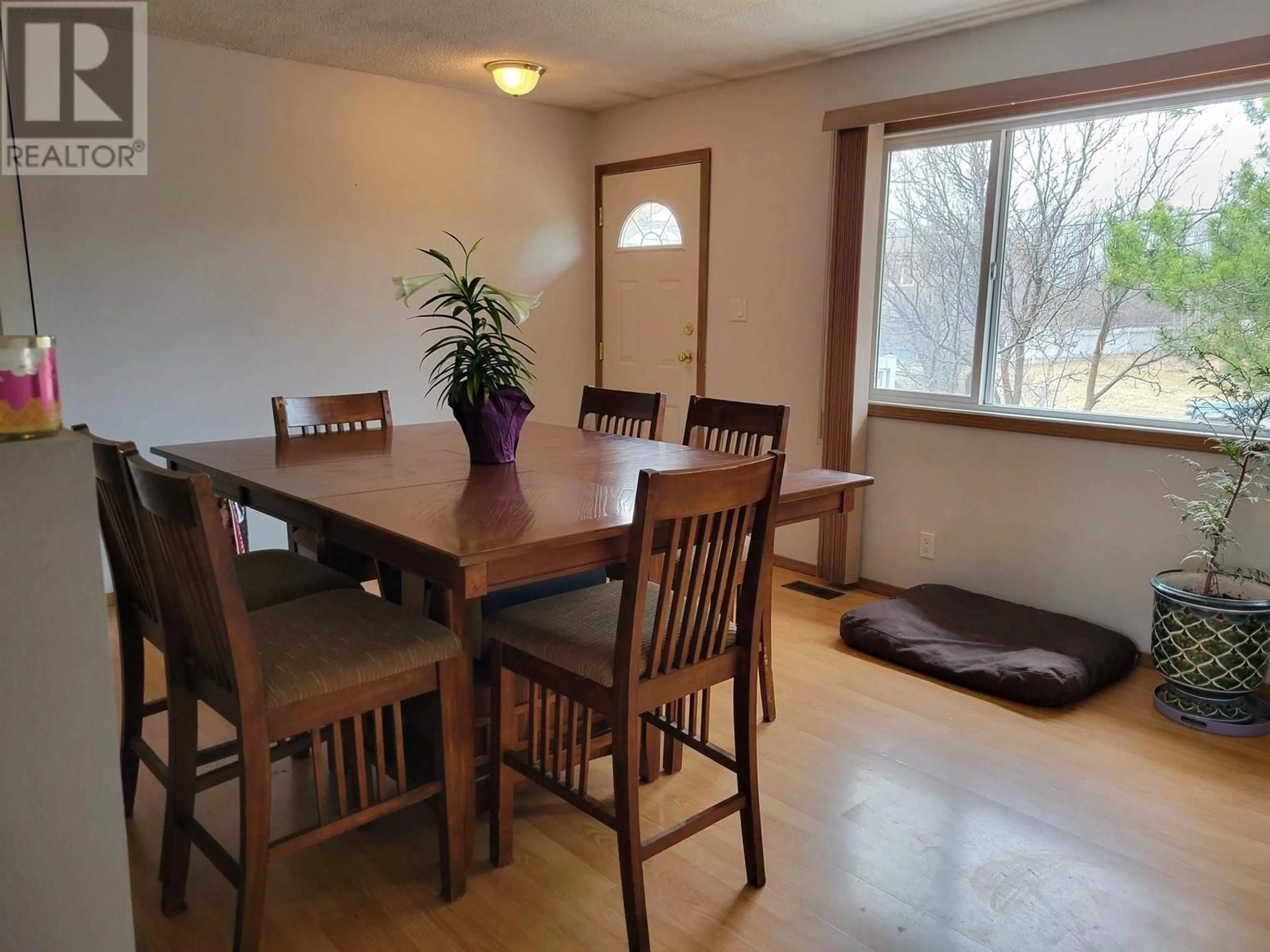 Dining room, wood/laminate floor for 2866 RIVERVIEW DRIVE, Vanderhoof British Columbia V0J3A0
