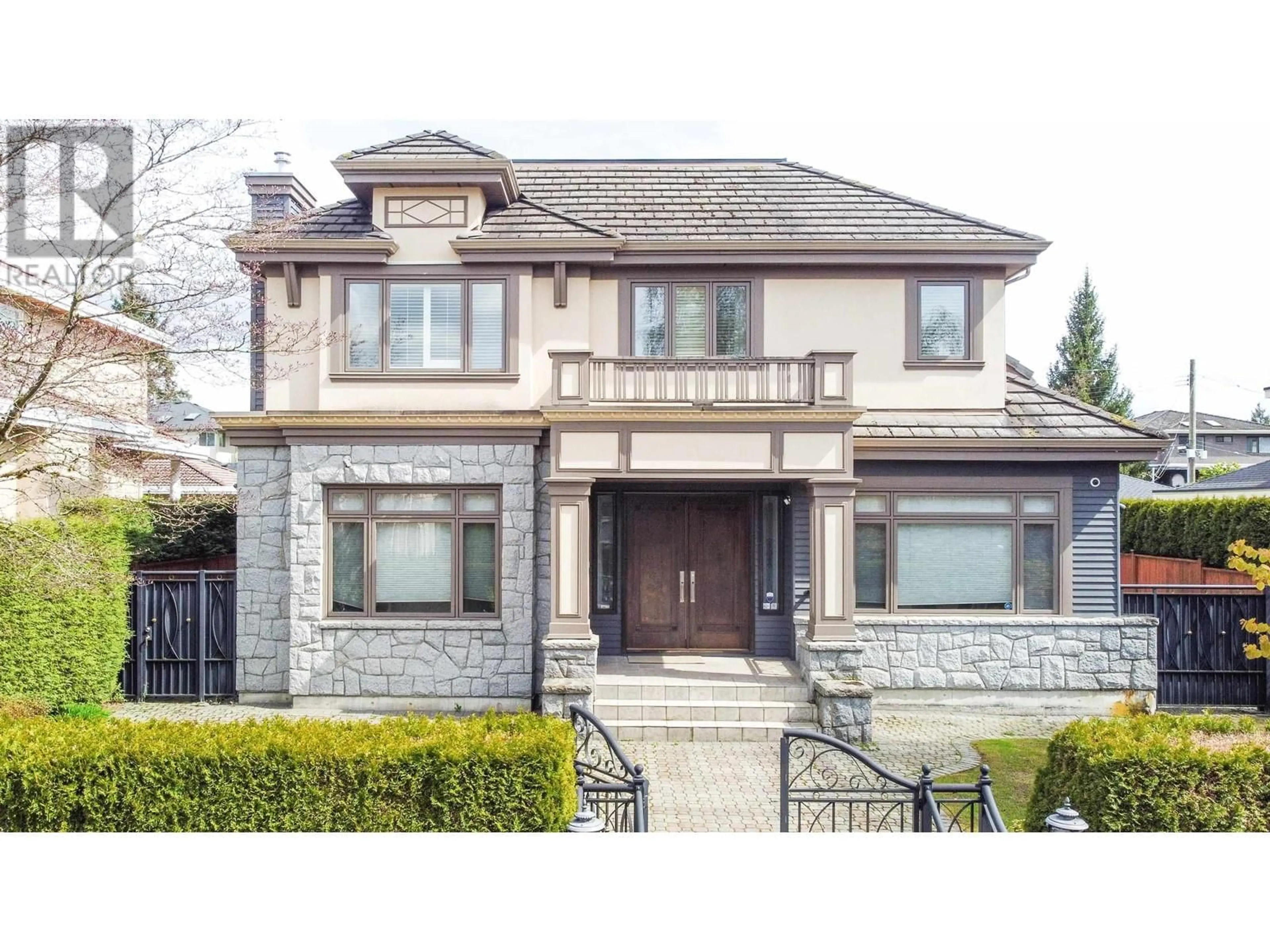 Home with brick exterior material, street for 6038 HUDSON STREET, Vancouver British Columbia V6M2Z5