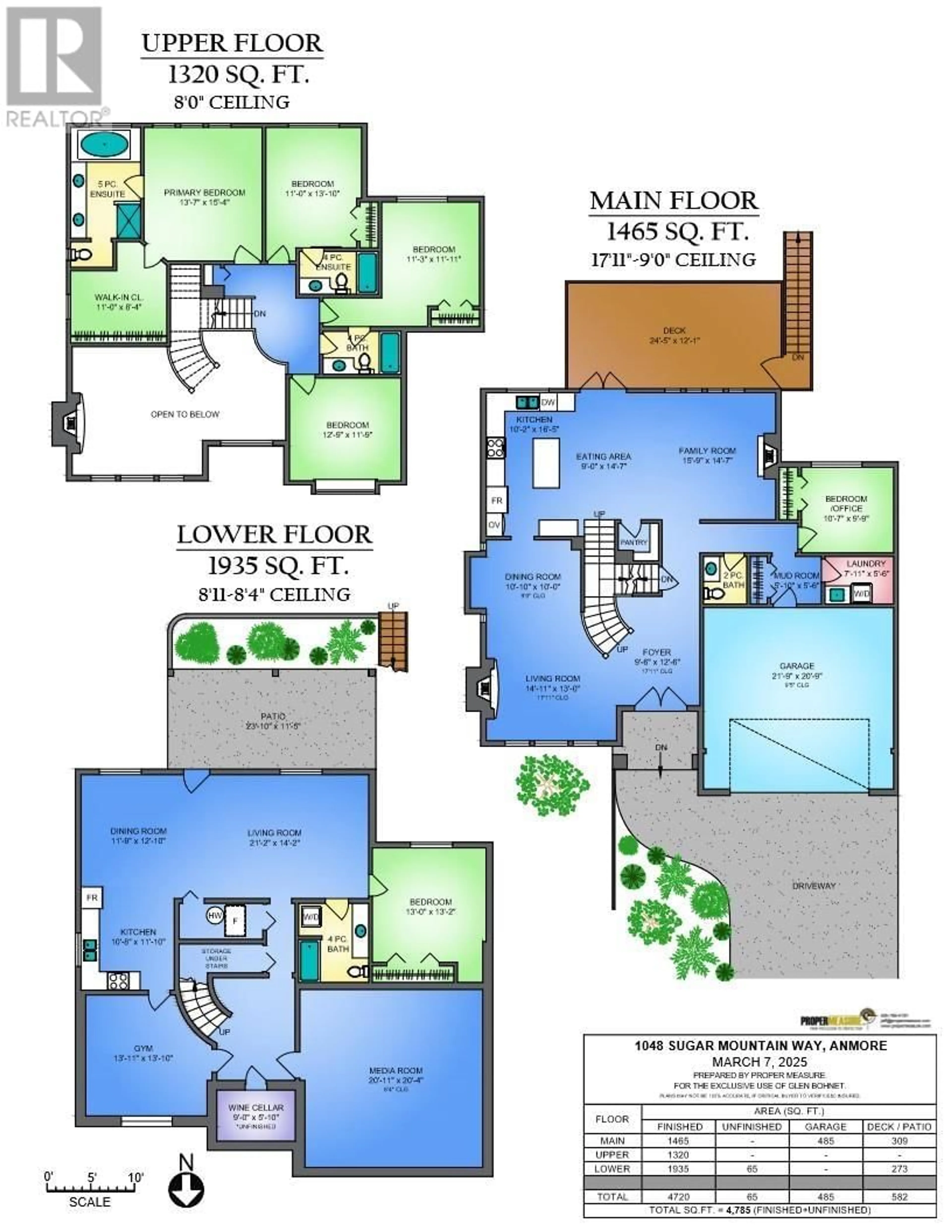 Floor plan for 1048 SUGAR MOUNTAIN WAY, Anmore British Columbia V3H4Y7