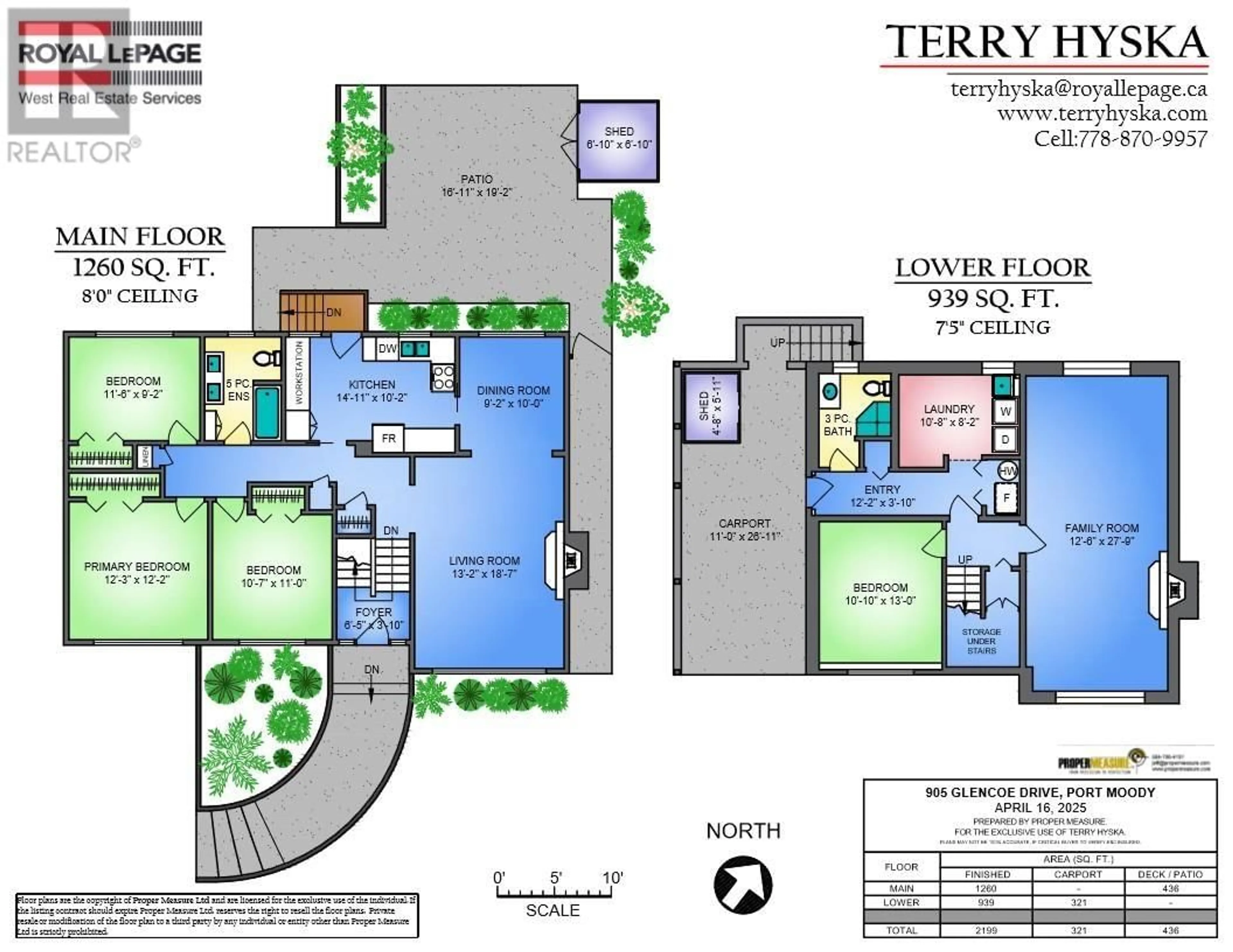 Floor plan for 905 GLENCOE DRIVE, Port Moody British Columbia V3H1H2