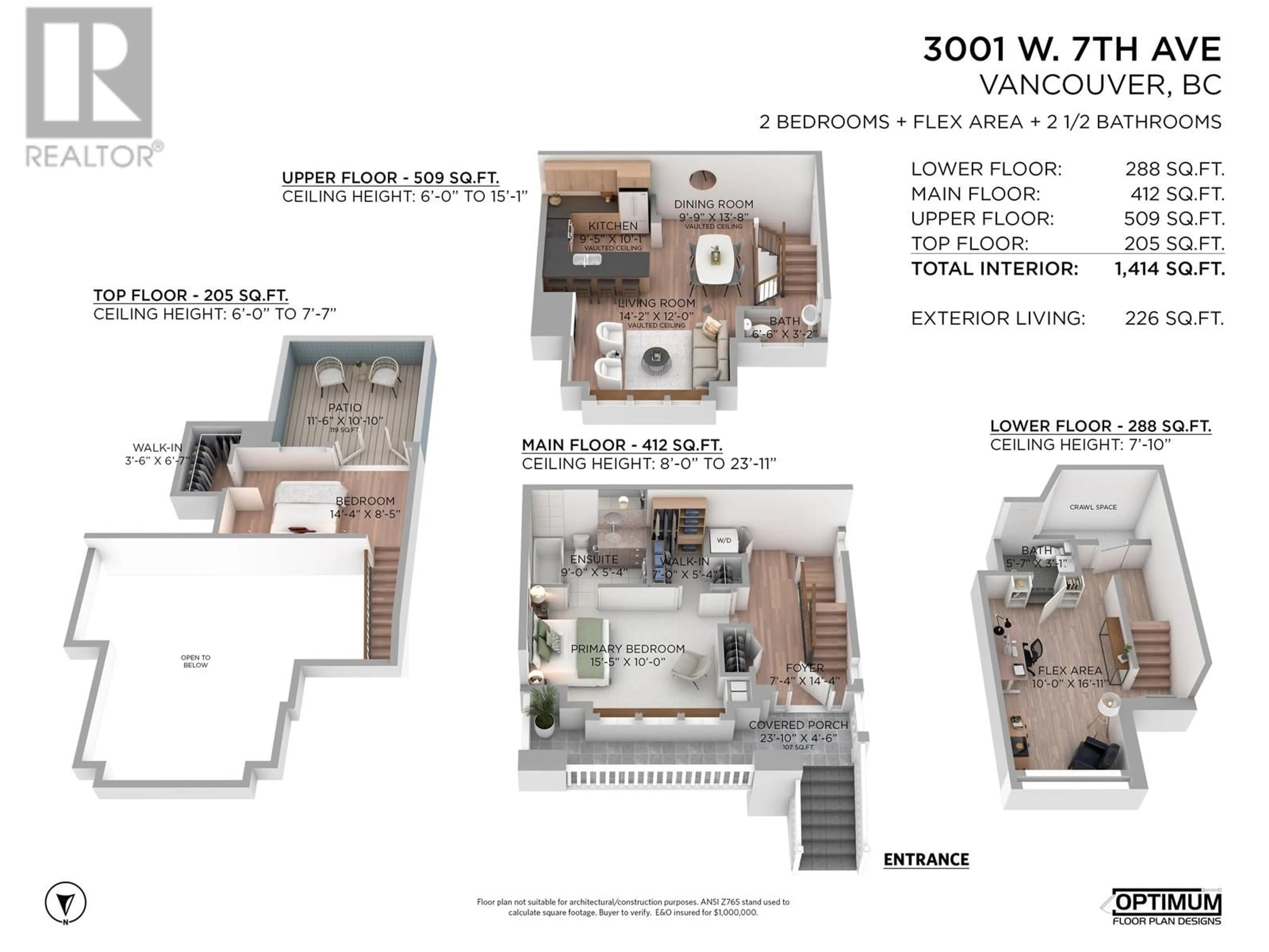Floor plan for 3001 7TH AVENUE, Vancouver British Columbia V6K1Z7