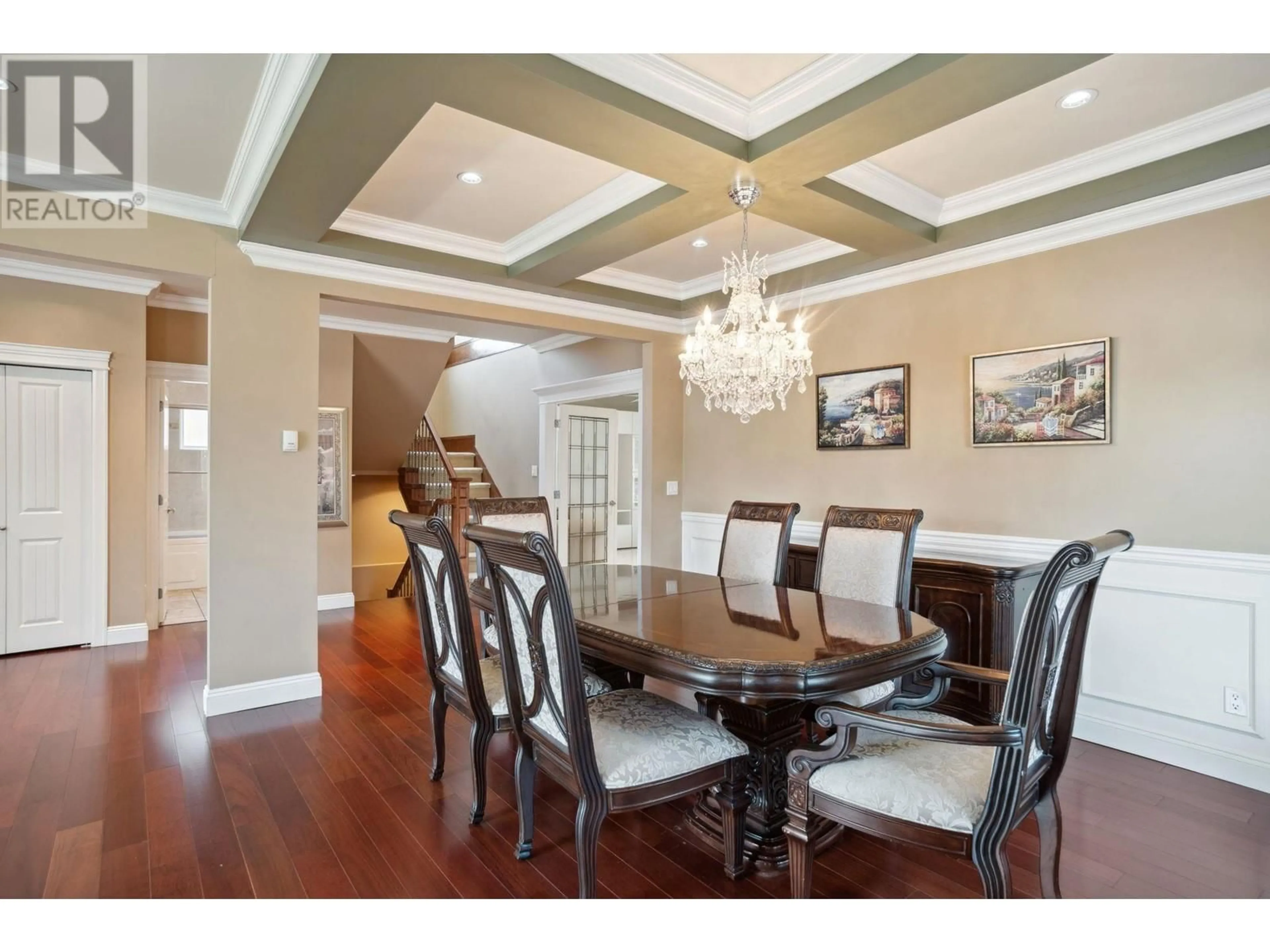 Dining room, wood/laminate floor for 1901 LONDON STREET, New Westminster British Columbia V3M3E4