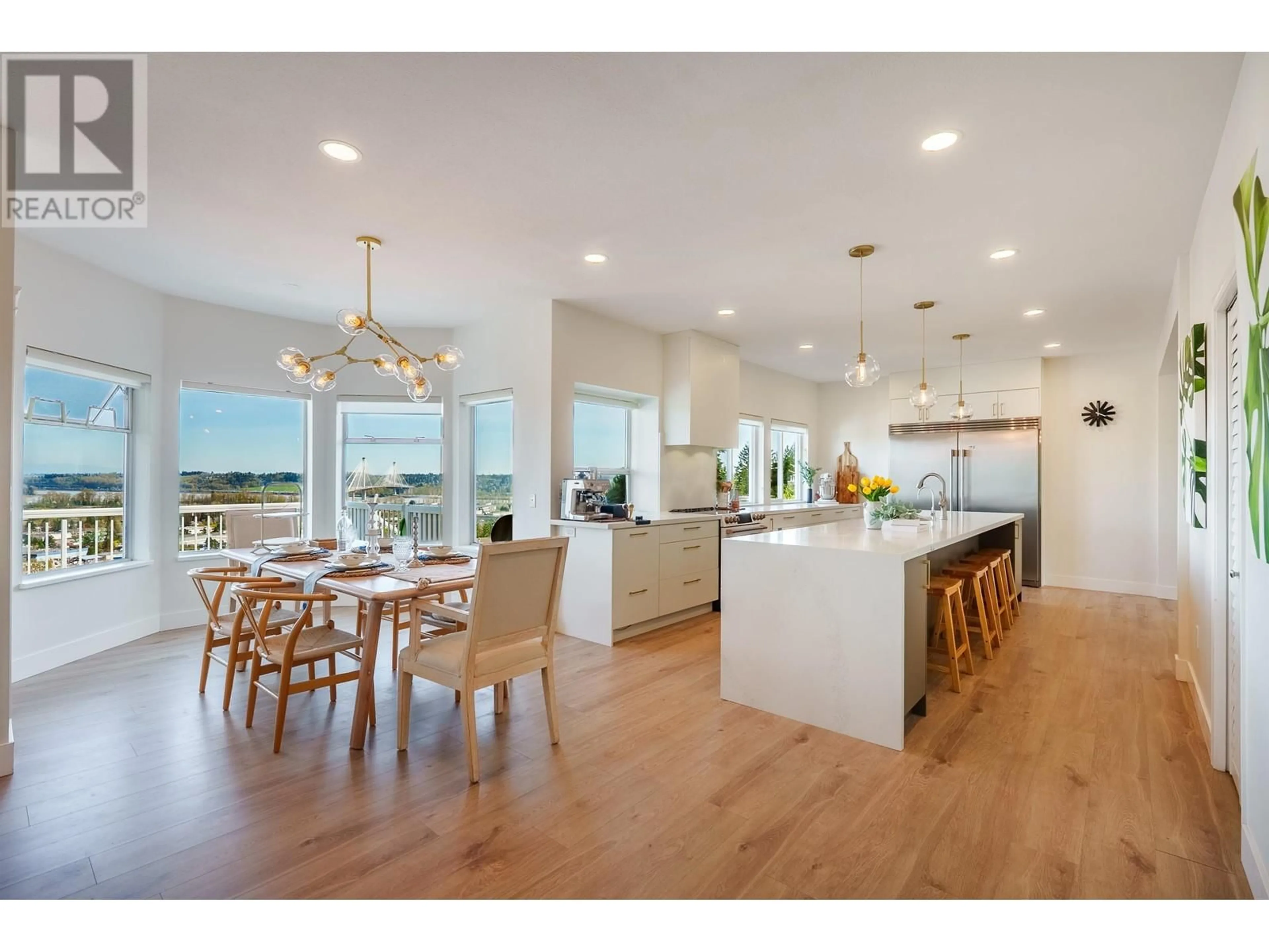 Open concept kitchen, wood/laminate floor for 2237 SICAMOUS AVENUE, Coquitlam British Columbia V3K6R9