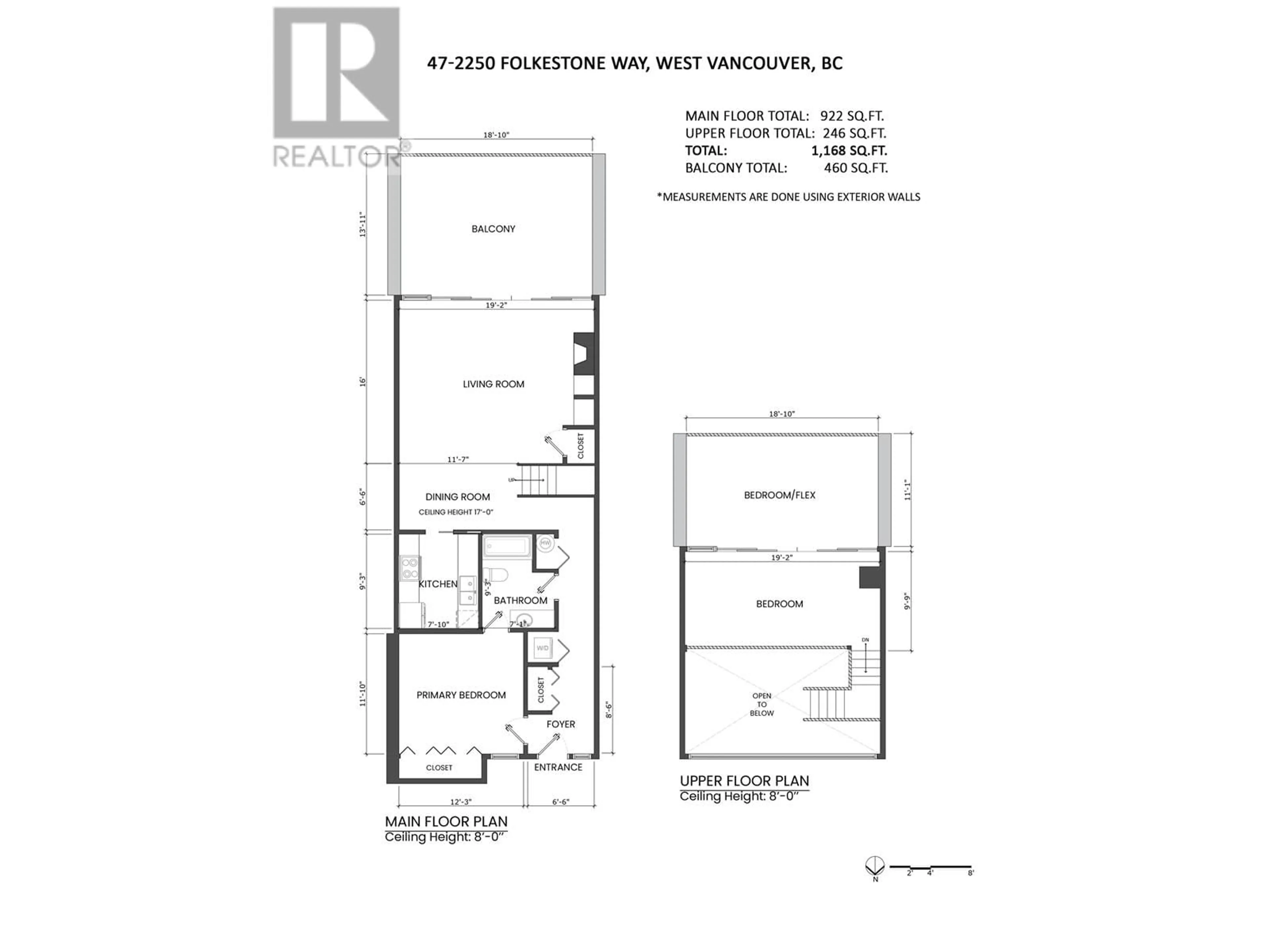 Floor plan for 47 - 2250 FOLKESTONE WAY, West Vancouver British Columbia V7S2X7