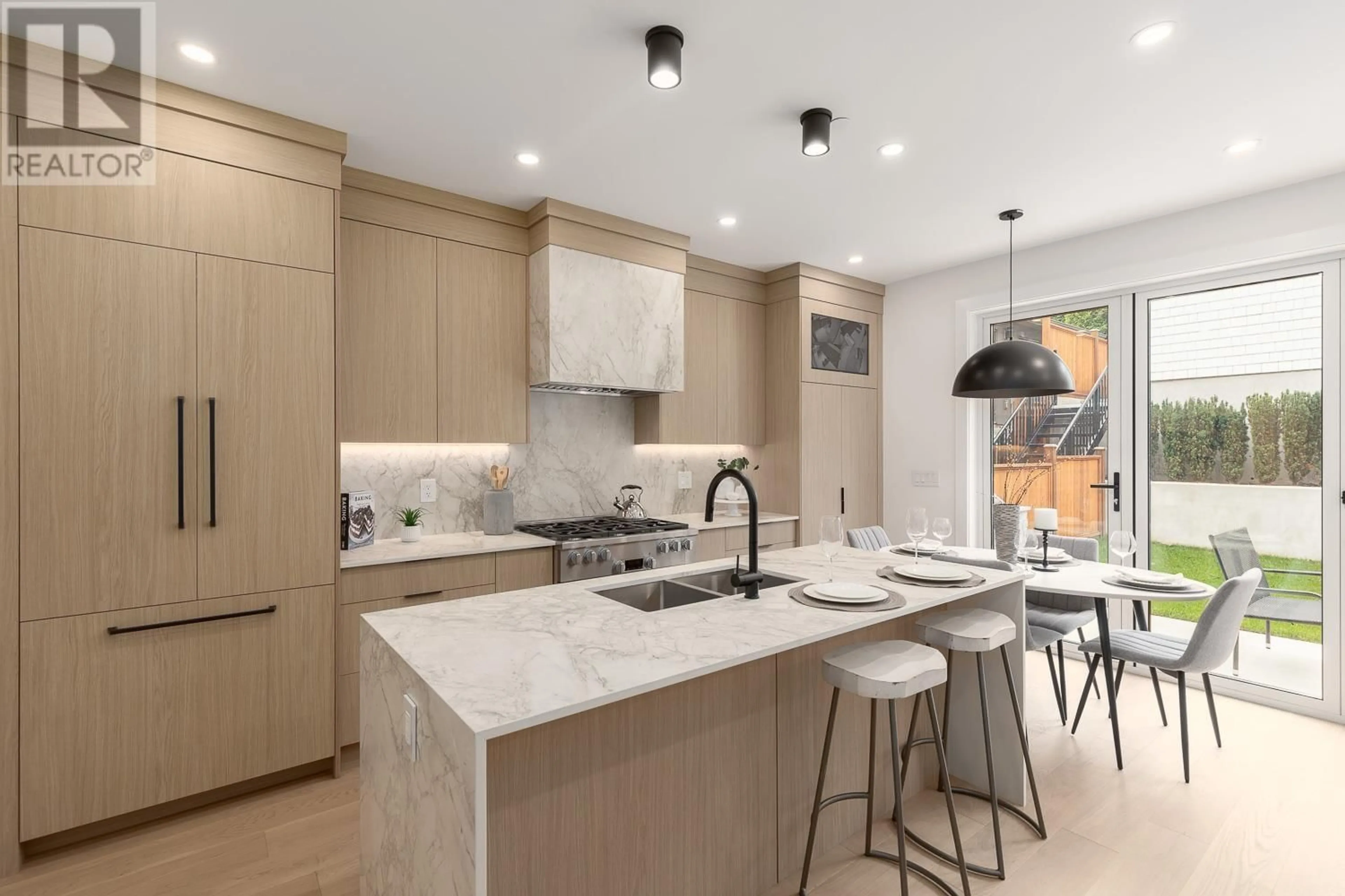 Contemporary kitchen, ceramic/tile floor for B - 3538 14TH AVENUE, Vancouver British Columbia V6R2W4
