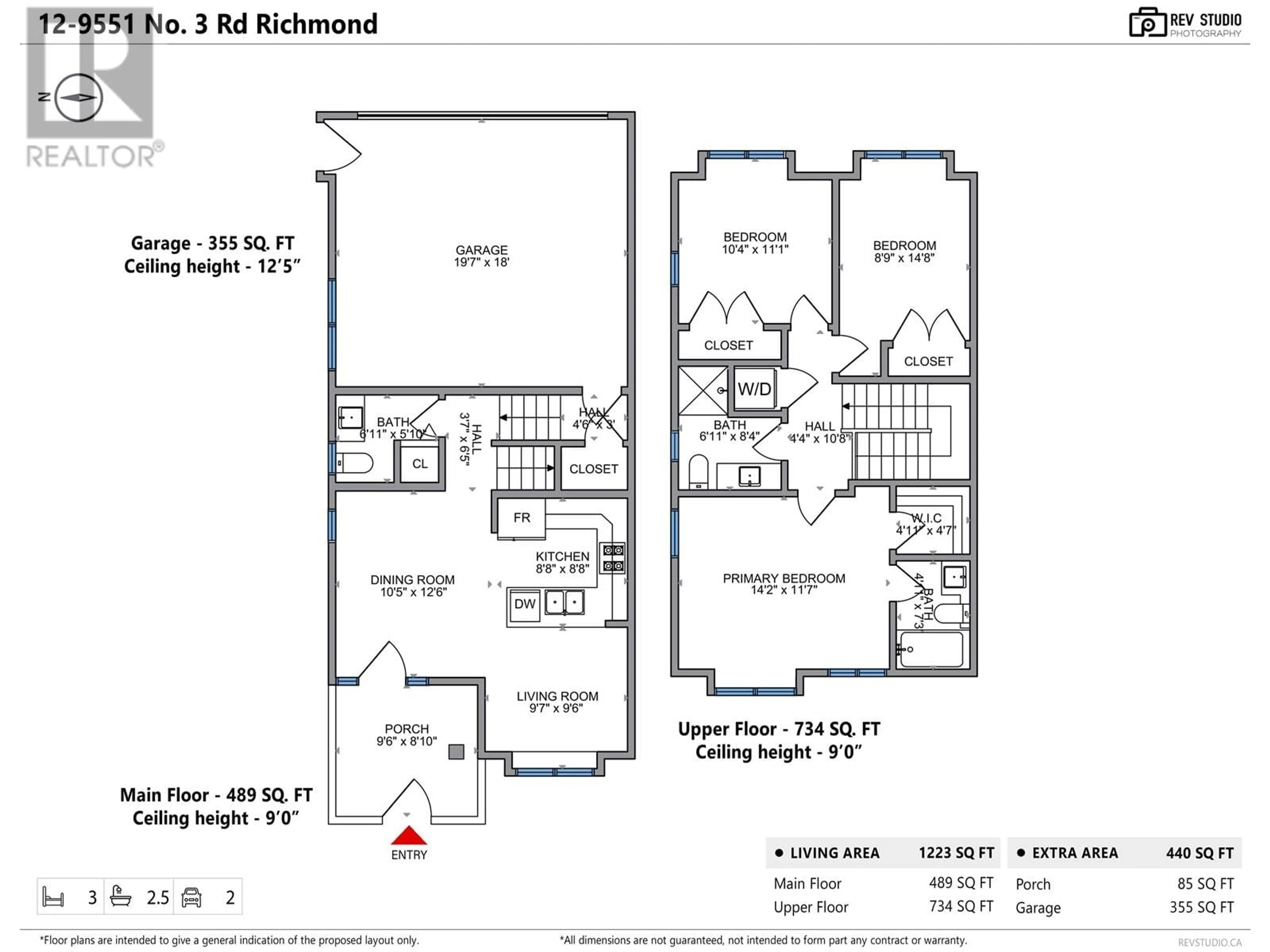 Floor plan for 12 - 9551 NO. 3 ROAD, Richmond British Columbia V7A1W2